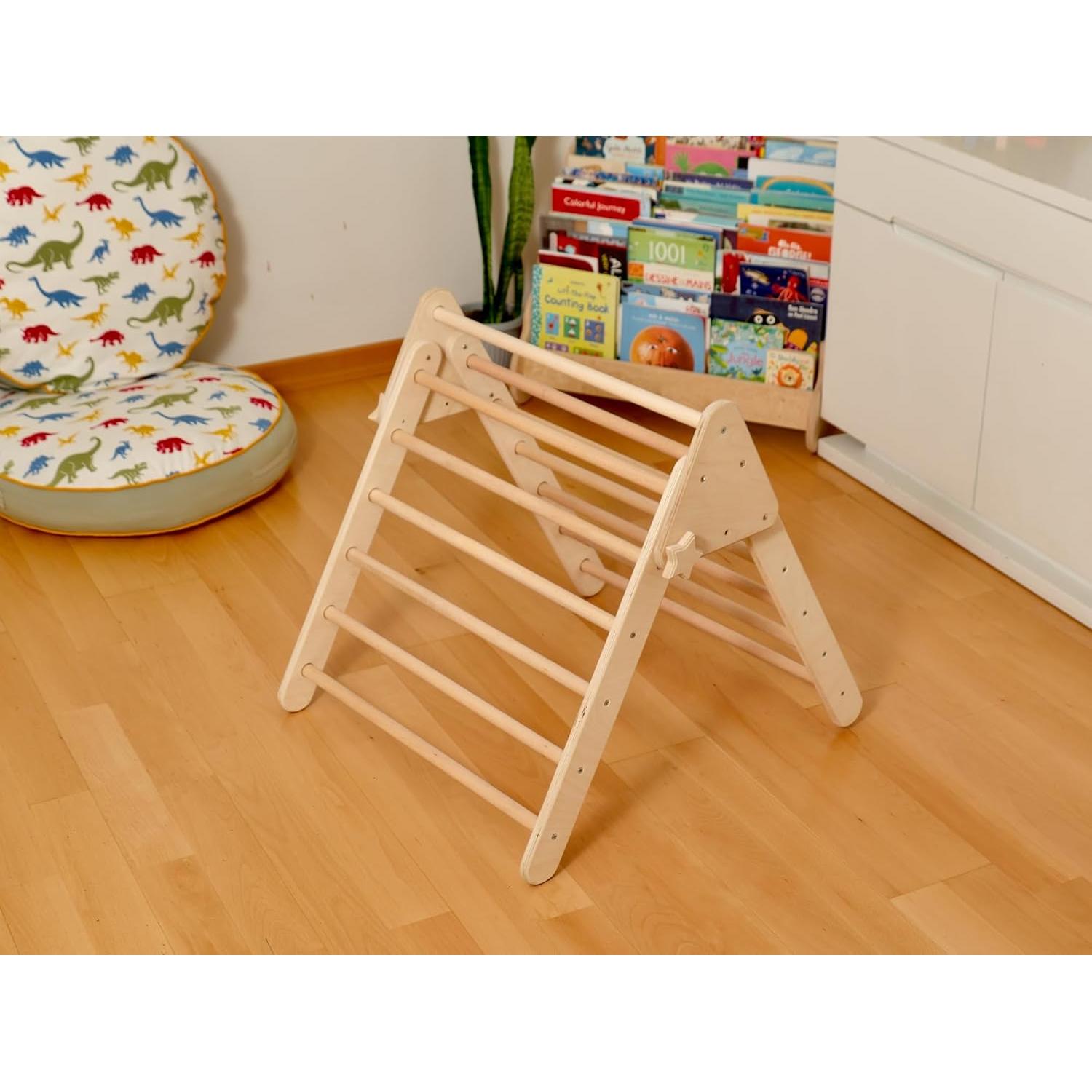 Triángulo de Escalada KIDODIDO de Madera Plegable para Niños