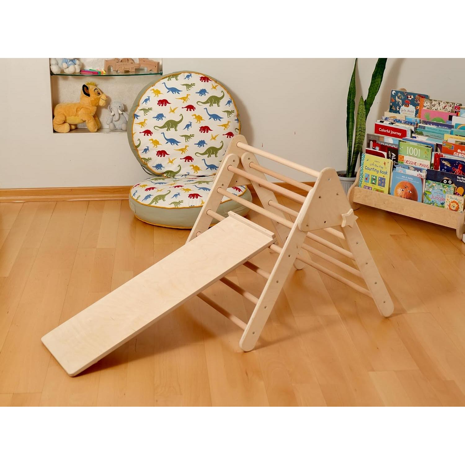 Triángulo de Escalada KIDODIDO de Madera Plegable para Niños