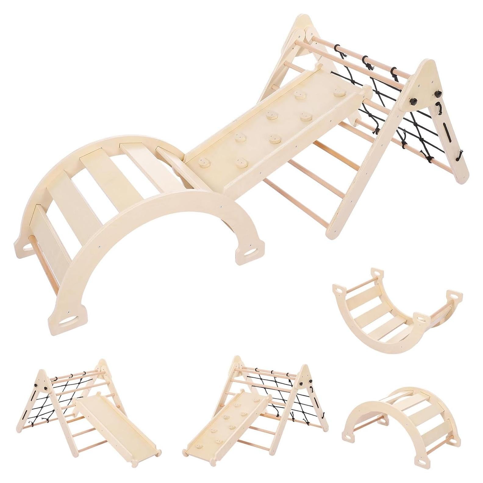 Set de Escalada Triangular Plegable PtioHavn para Niños 1-3 Años