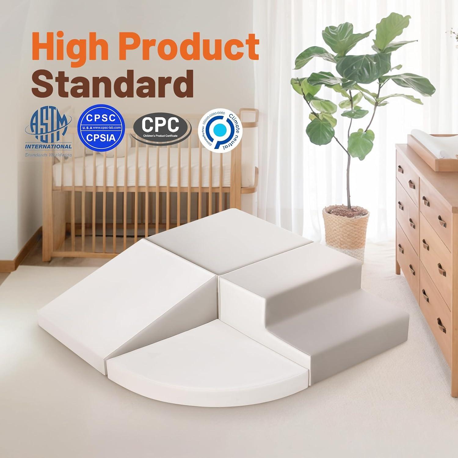 Bloques de Escalada de Espuma TODIBY para Niños 3+ - 4 Piezas