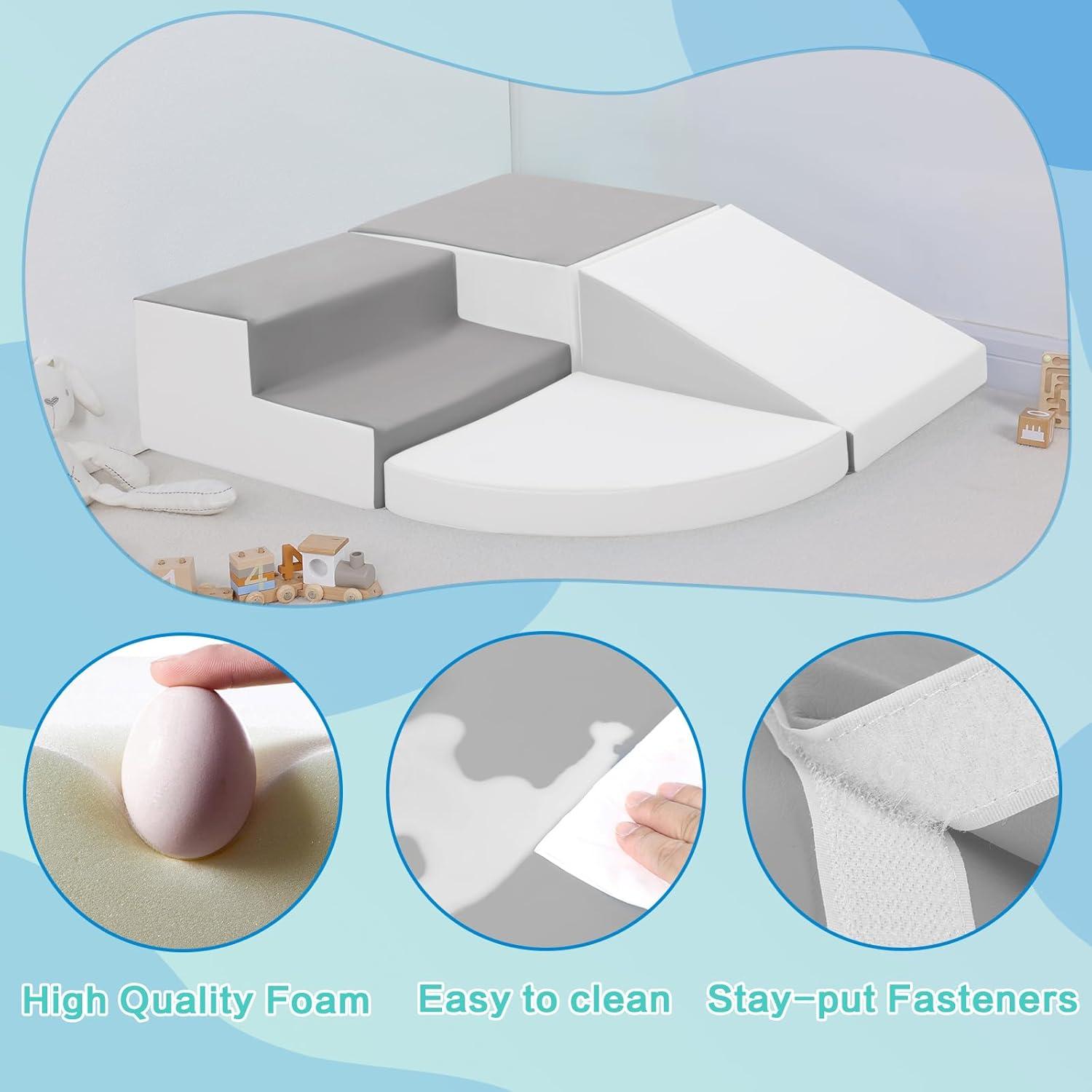 Bloques de Escalada de Espuma TODIBY para Niños 3+ - 4 Piezas