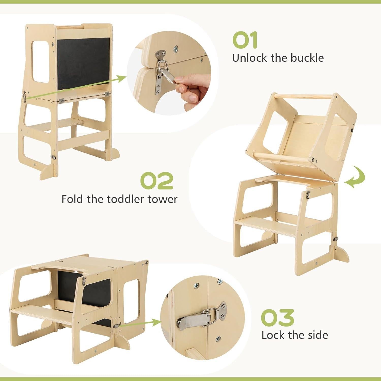 Conjunto de Escalada 8 en 1 Olakids - Parque Infantil Plegable