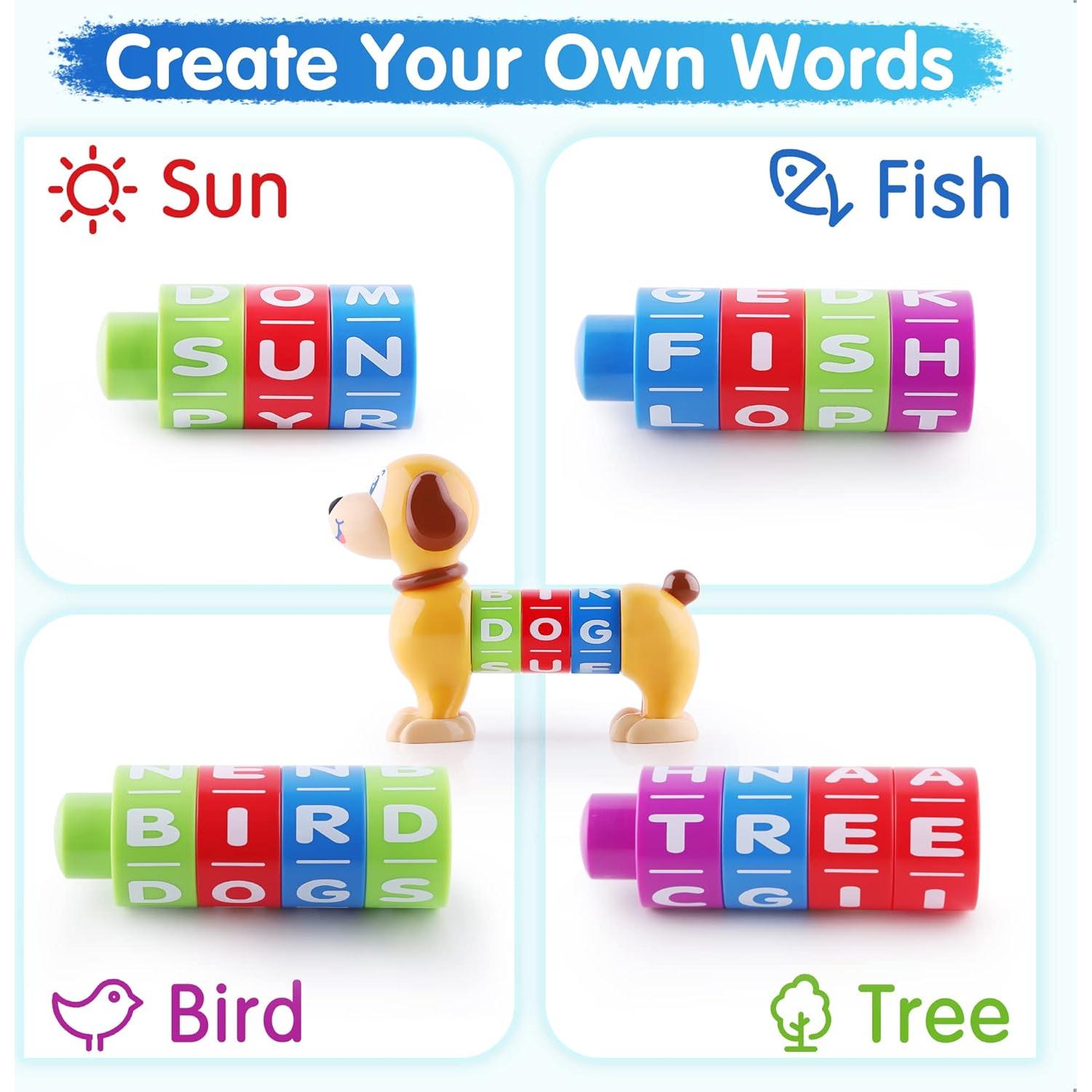 Set de Bloques de Construcción Montessori iPlay, iLearn 30.5x14x7.6cm