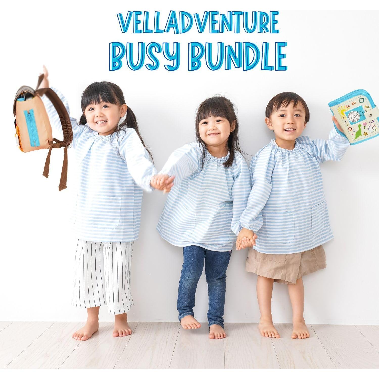Mochila Ocupada Velladventure para Niños 1-3 Años, Juguetes Montessori
