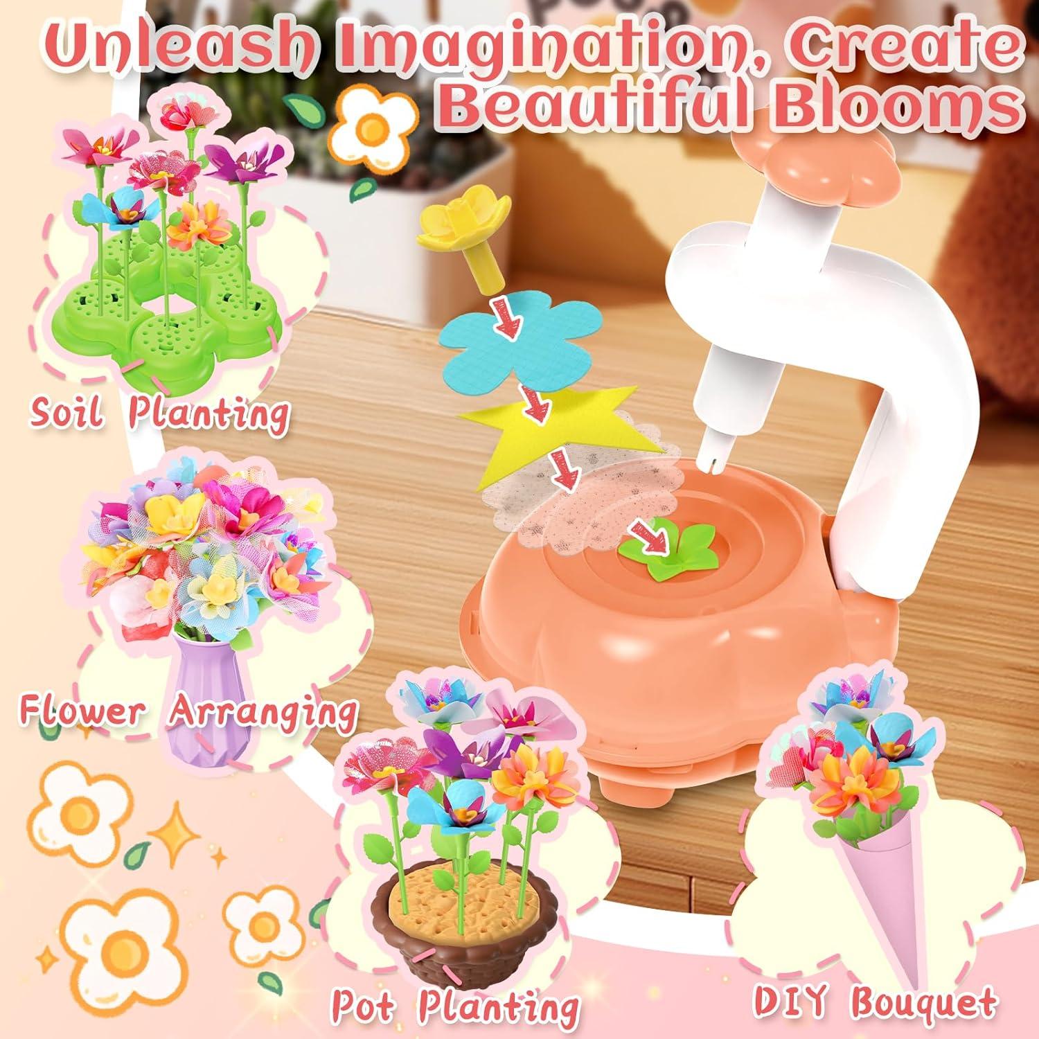 Kit de Manualidades de Flores Kufanda para Niños 4-8 Años