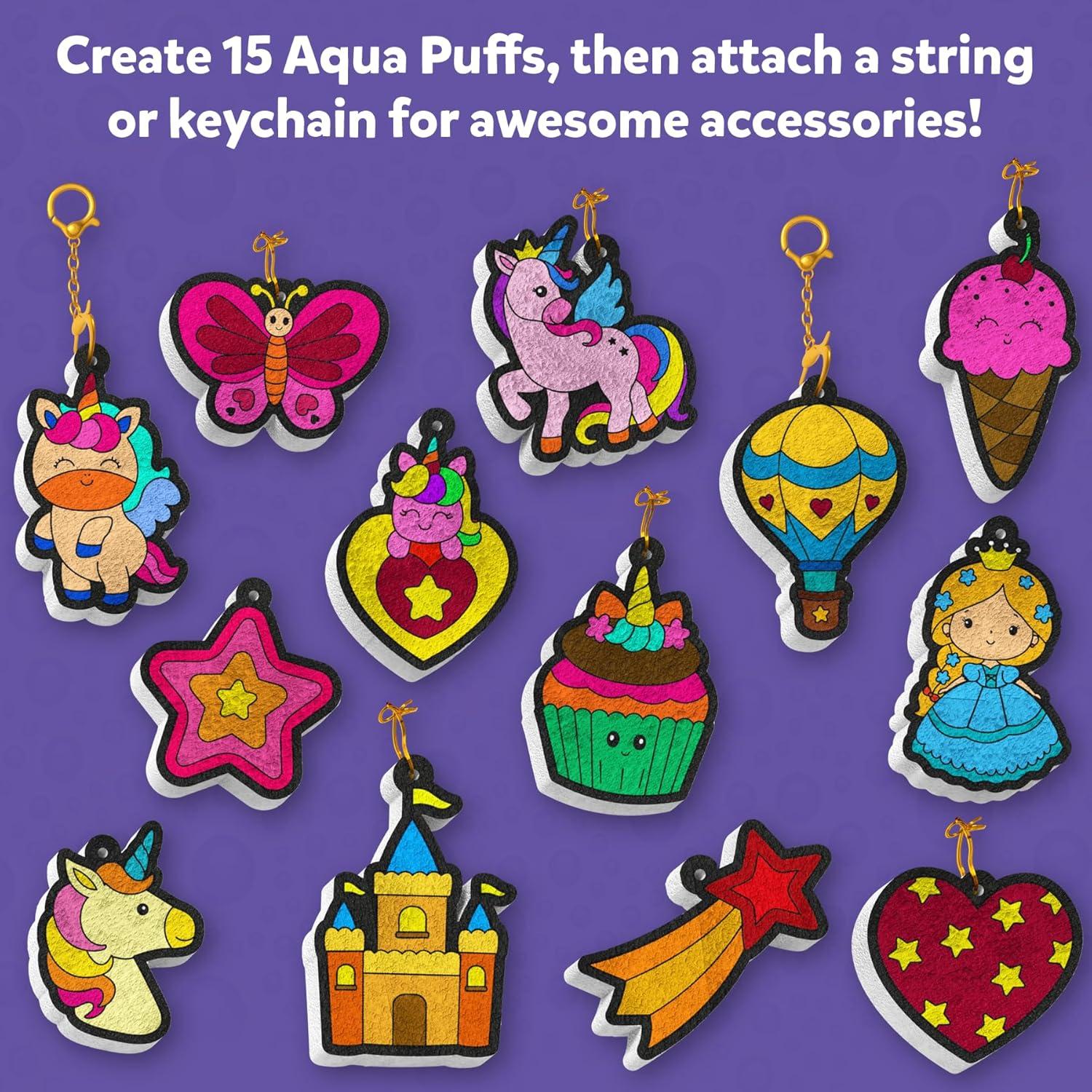 Kit de Arte 3D Skillmatics - Puffs de Agua Princesas y Unicornios