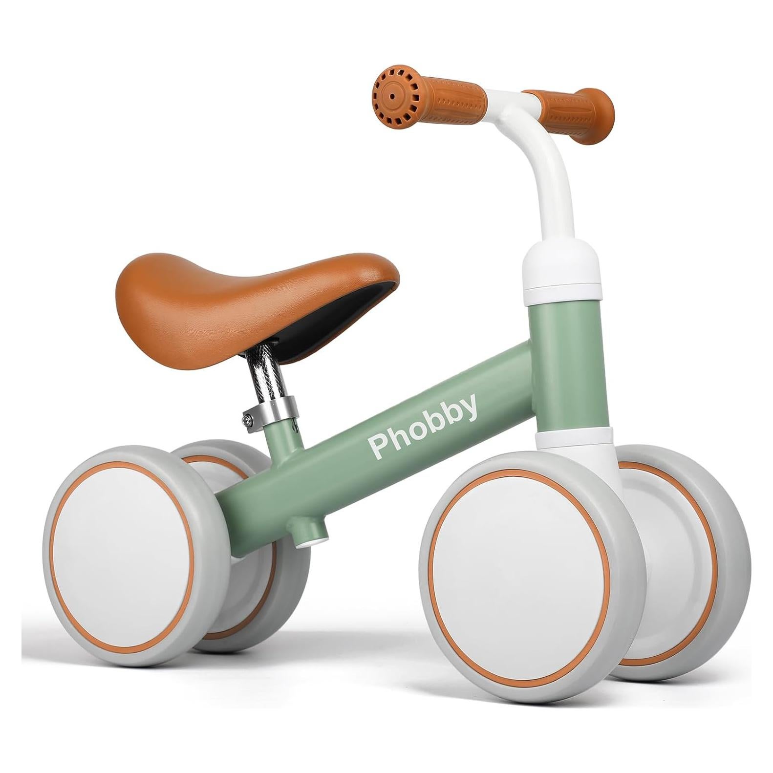 Bicicleta de Equilibrio Phobby para Bebés 12-24 Meses Verde