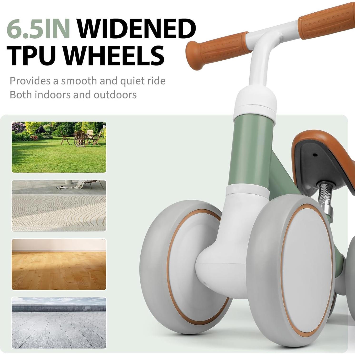 Bicicleta de Equilibrio Phobby para Bebés 12-24 Meses Verde