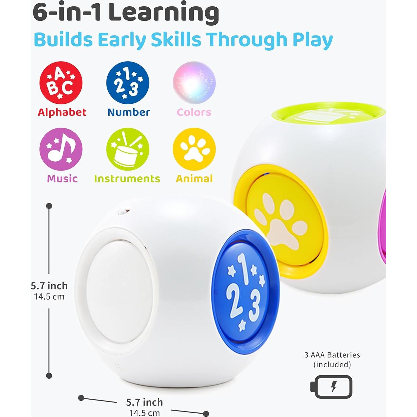 Cubo de Aprendizaje Best Learning 1021 - Juguete Educativo 6-36 Meses