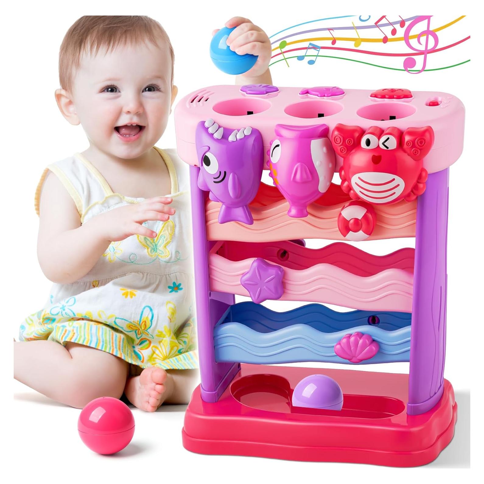 Juguete Musical Interactivo V-Opitos Rosa para Bebés 6-12 Meses