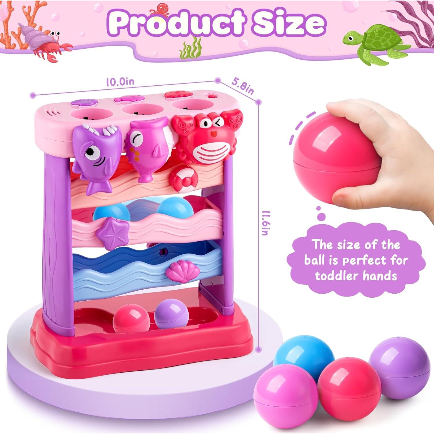 Juguete Musical Interactivo V-Opitos Rosa para Bebés 6-12 Meses