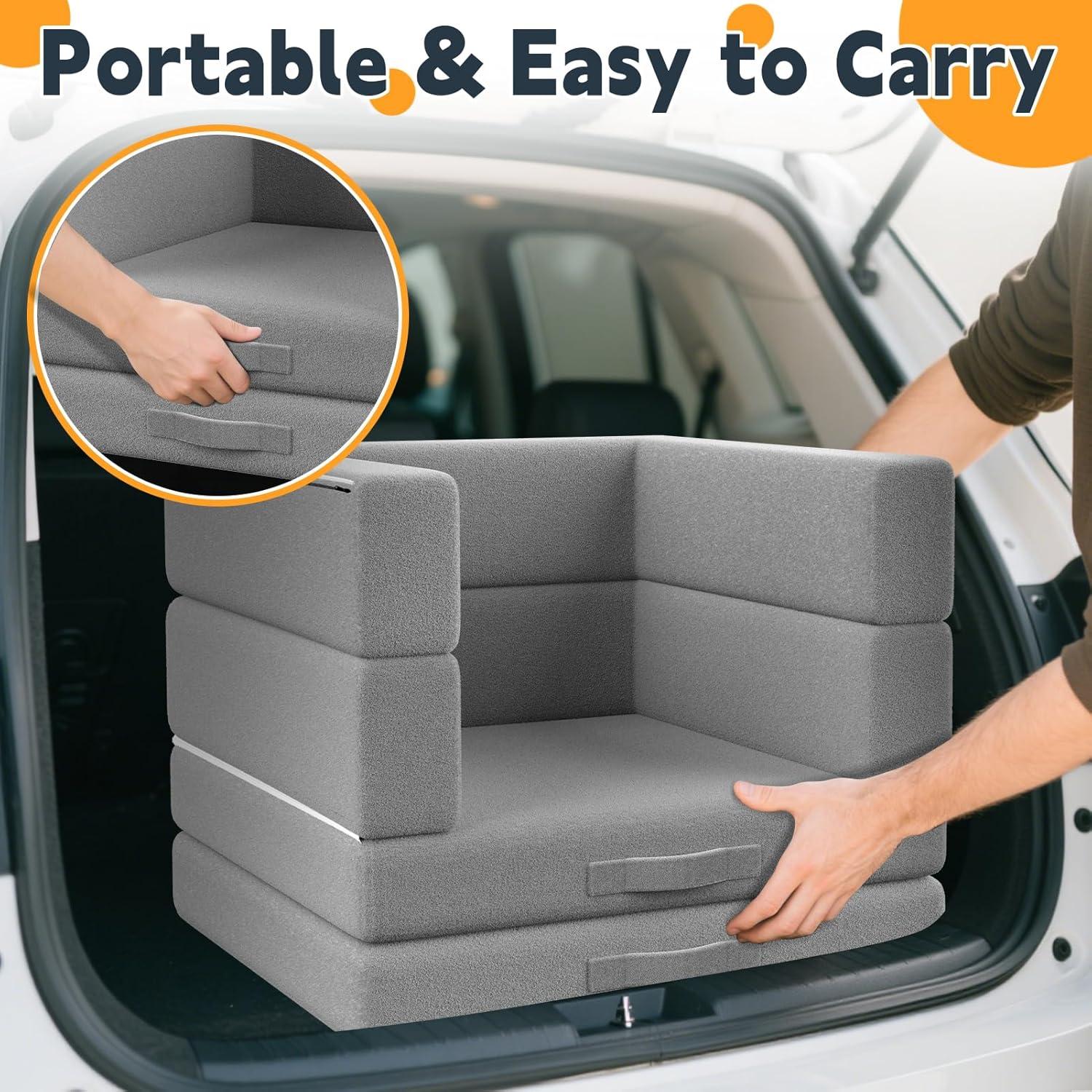 Cama de viaje portátil para niños Abdtech 3 en 1 - 114 cm