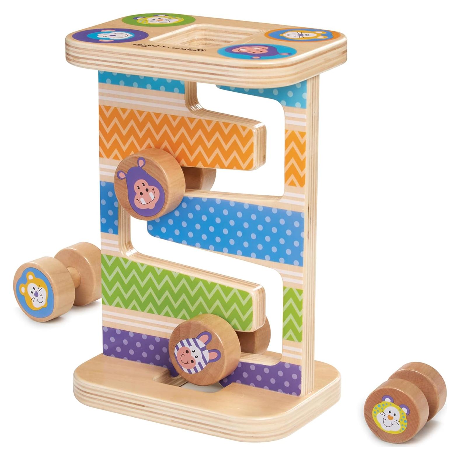 Torre de Madera Safari Zig-Zag Melissa & Doug con 4 Piezas
