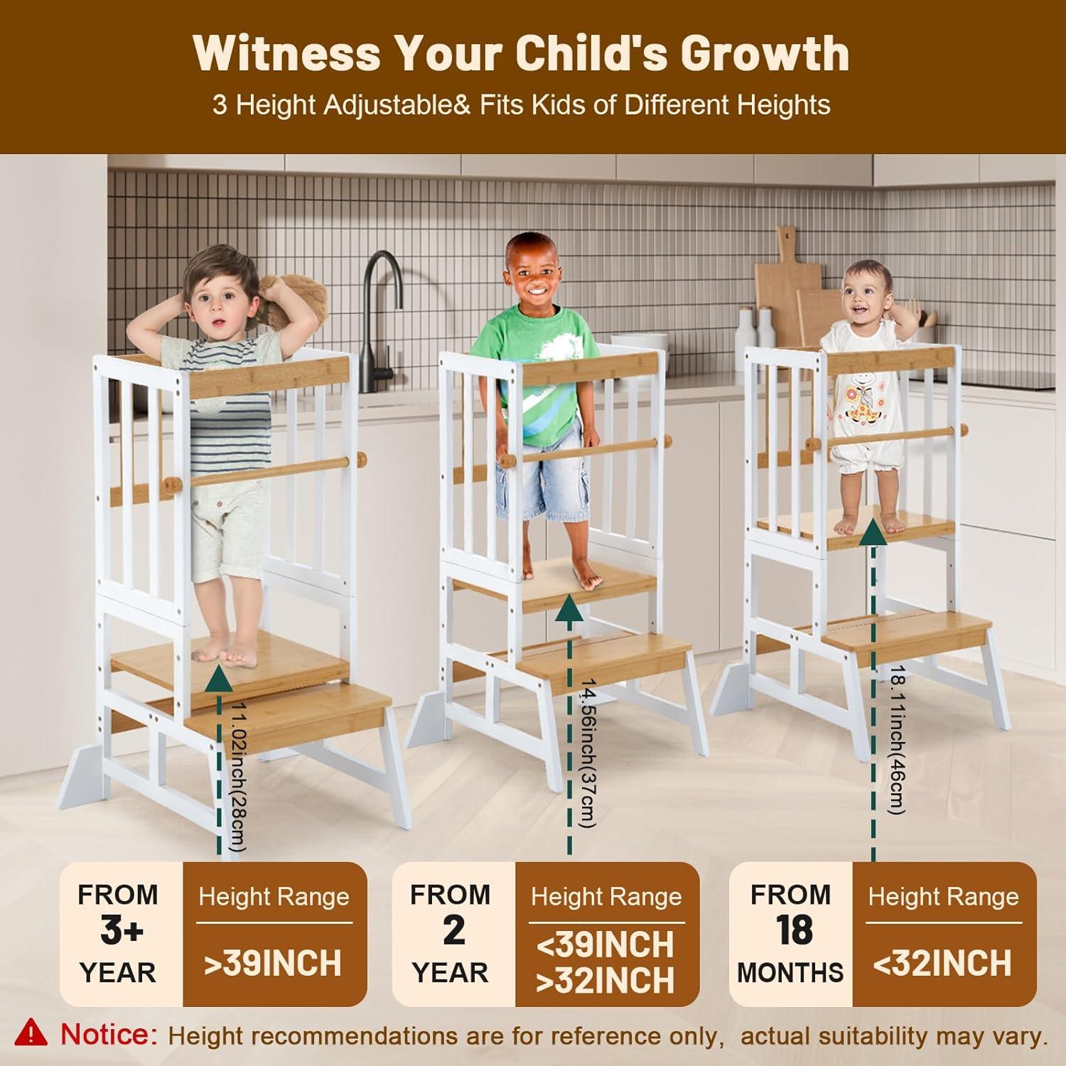 Torre de Aprendizaje Cosyland Ajustable para Niños 89 cm