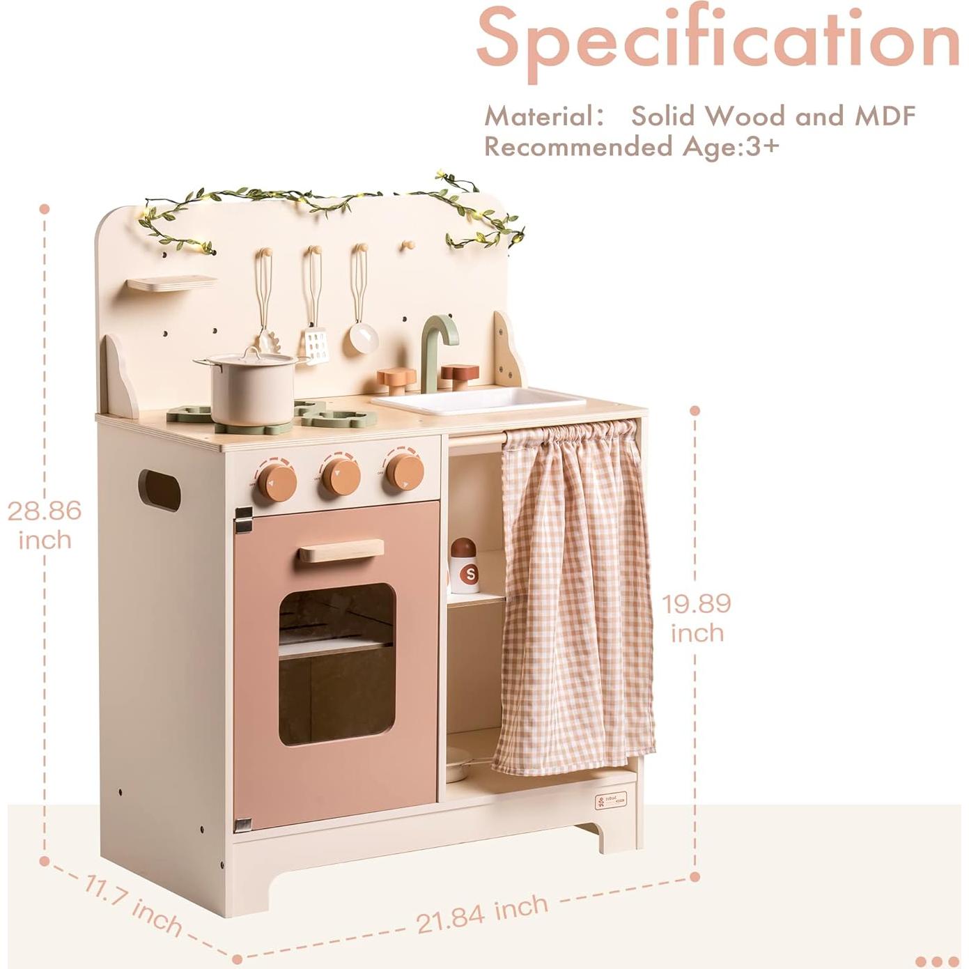 Cocina de Juguete ROBOTIME de Madera Estilo Rústico 9.16 kg