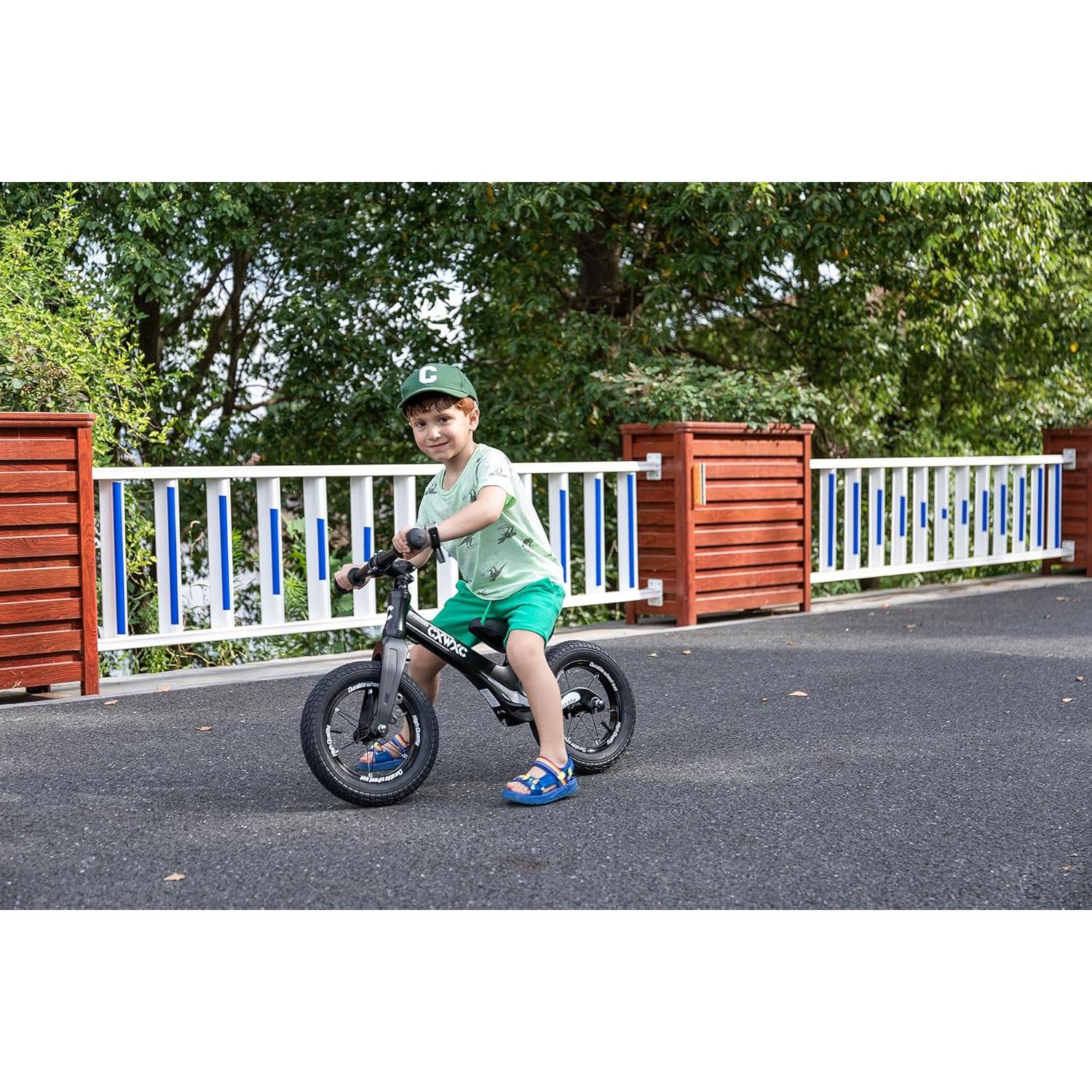 Bicicleta de Equilibrio CXWXC 12" para Niños 2-5 Años