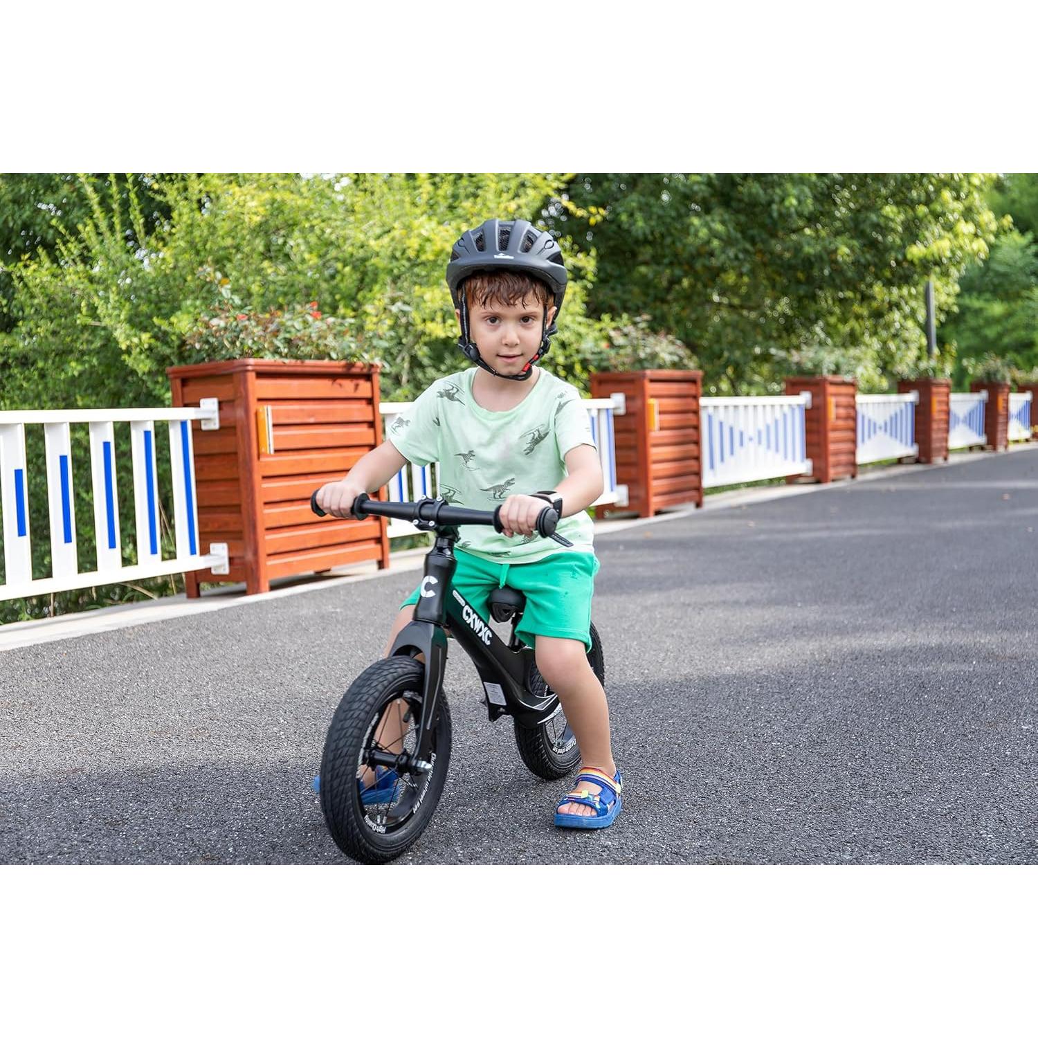 Bicicleta de Equilibrio CXWXC 12" para Niños 2-5 Años