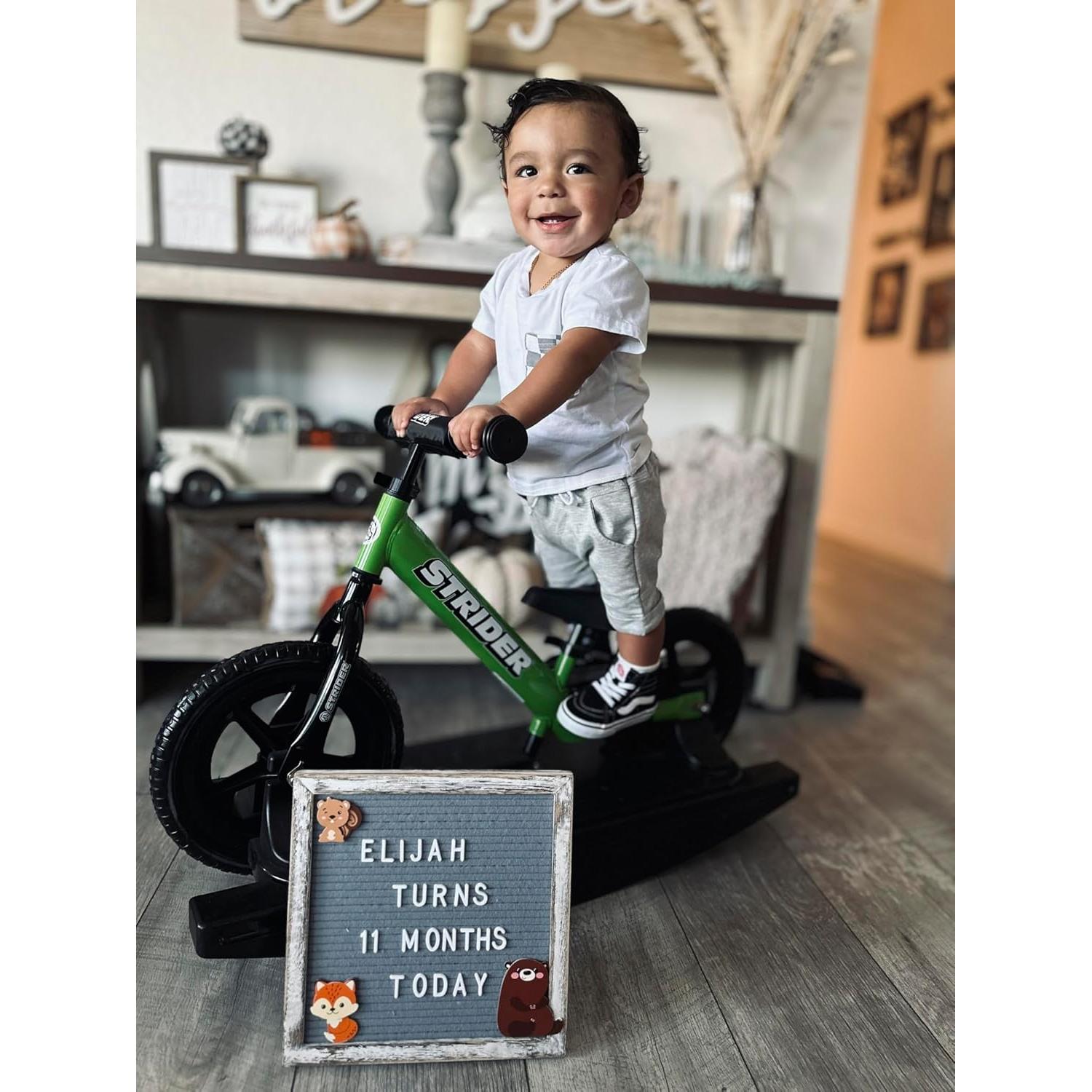 Bicicleta de Equilibrio Strider Sport 12" Verde 2-en-1