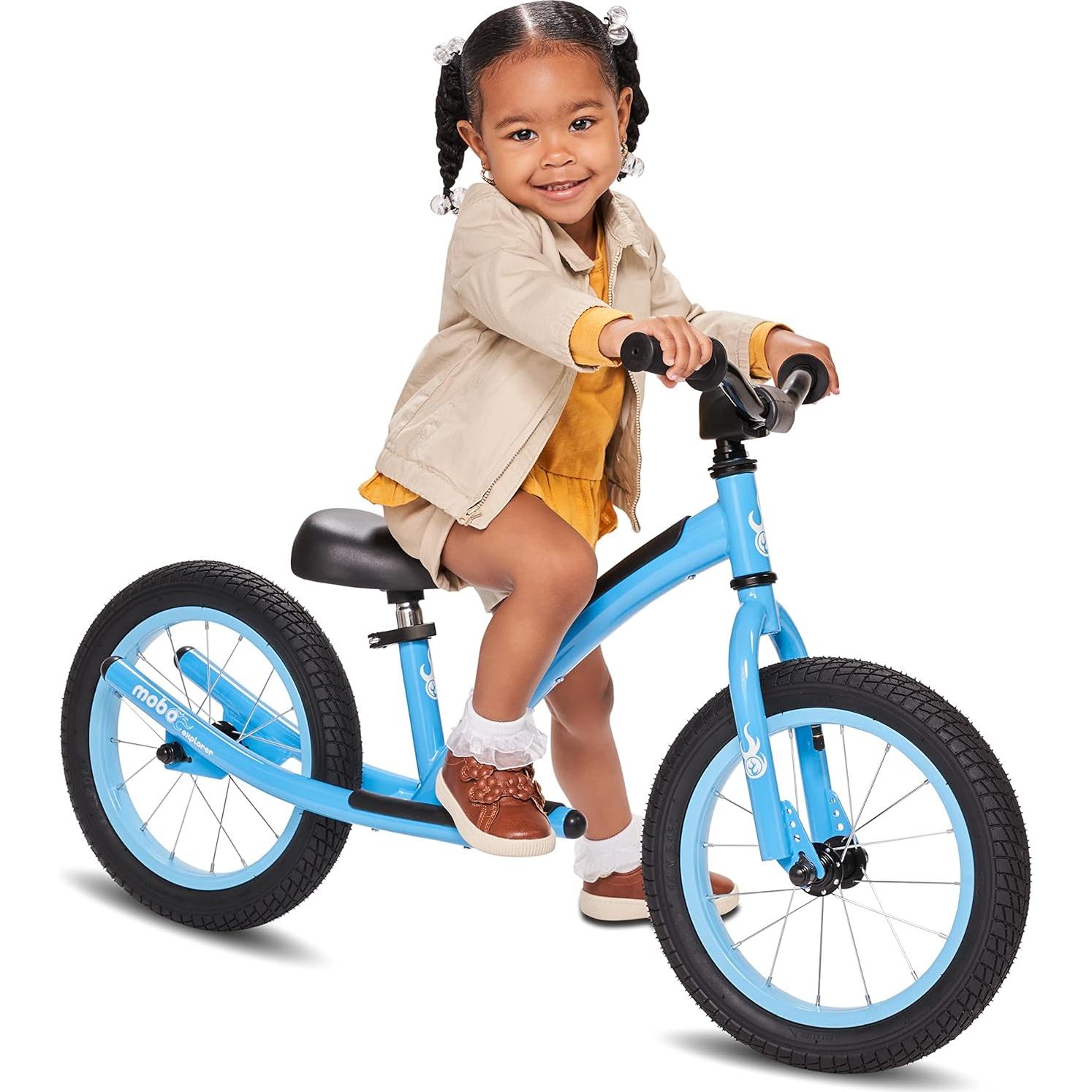 Bicicleta de Equilibrio Mobo Explorer 14" Azul para Niños