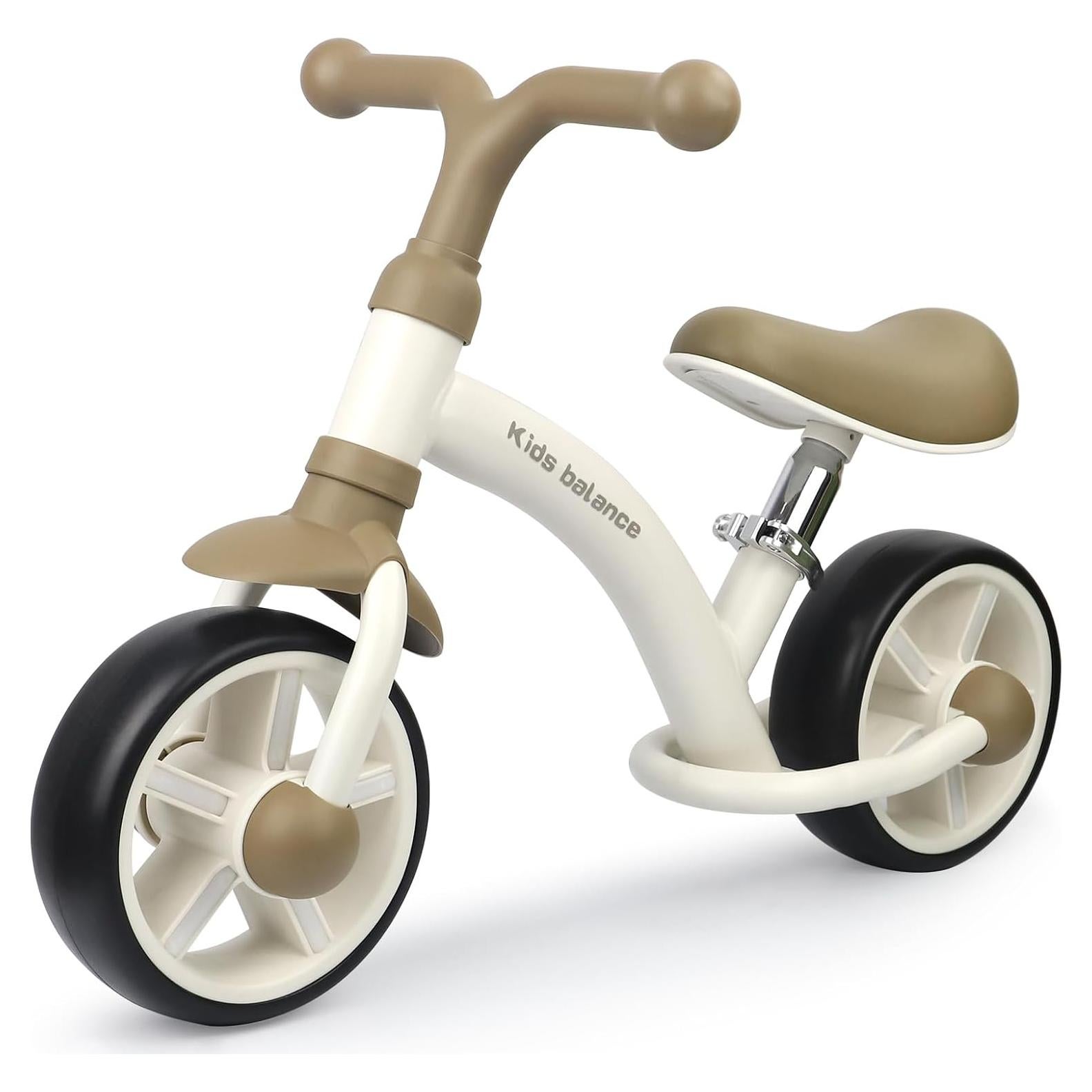 Bicicleta de Equilibrio BALINGE 8" para Niños 2-5 Años Caqui