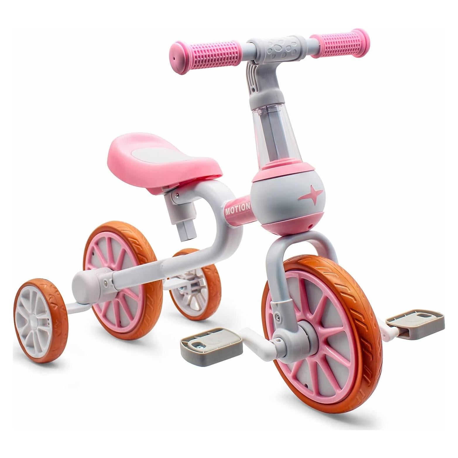 Triciclo Infantil XIAPIA UU Rosa Ajustable 2-4 Años