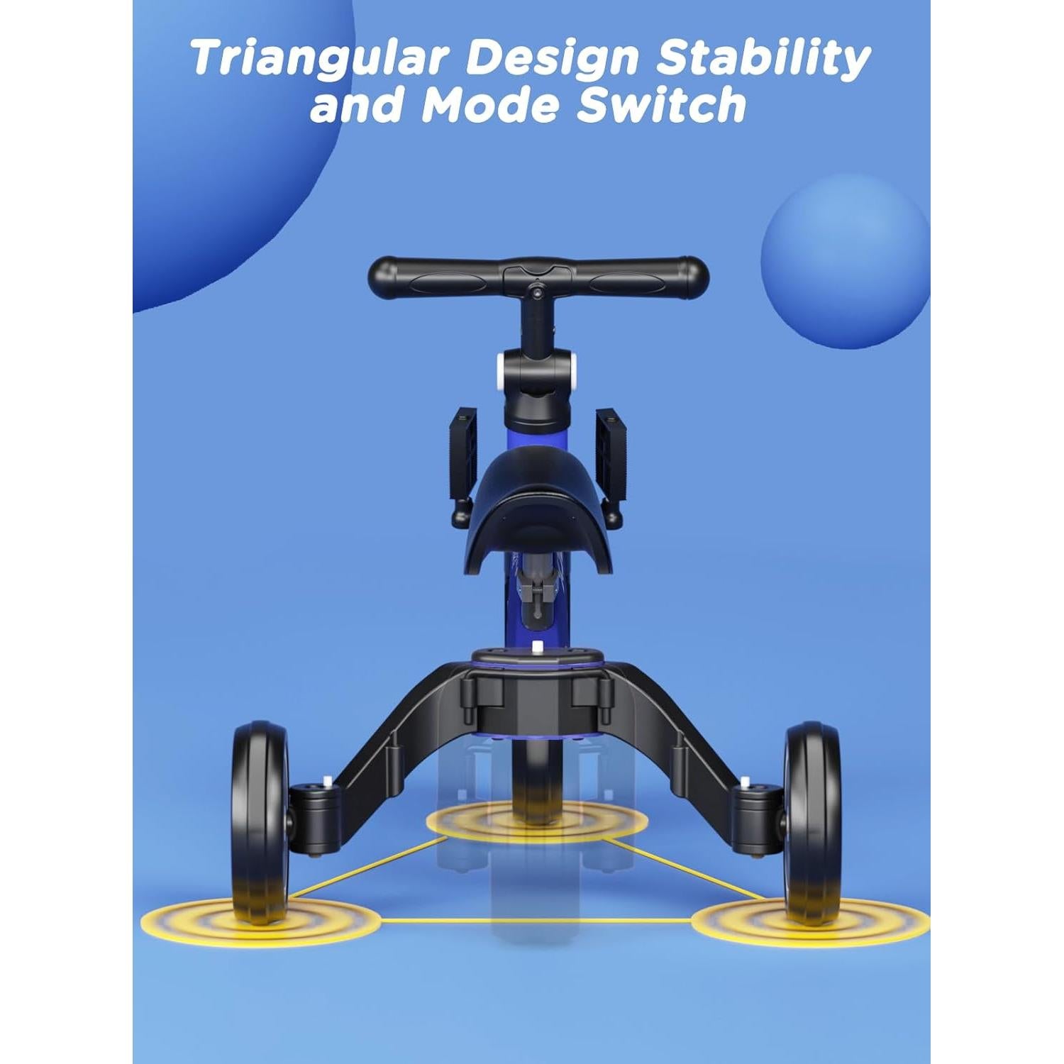 Bicicleta Triciclo 5 en 1 XJD para Niños 1-3 Años Ajustable
