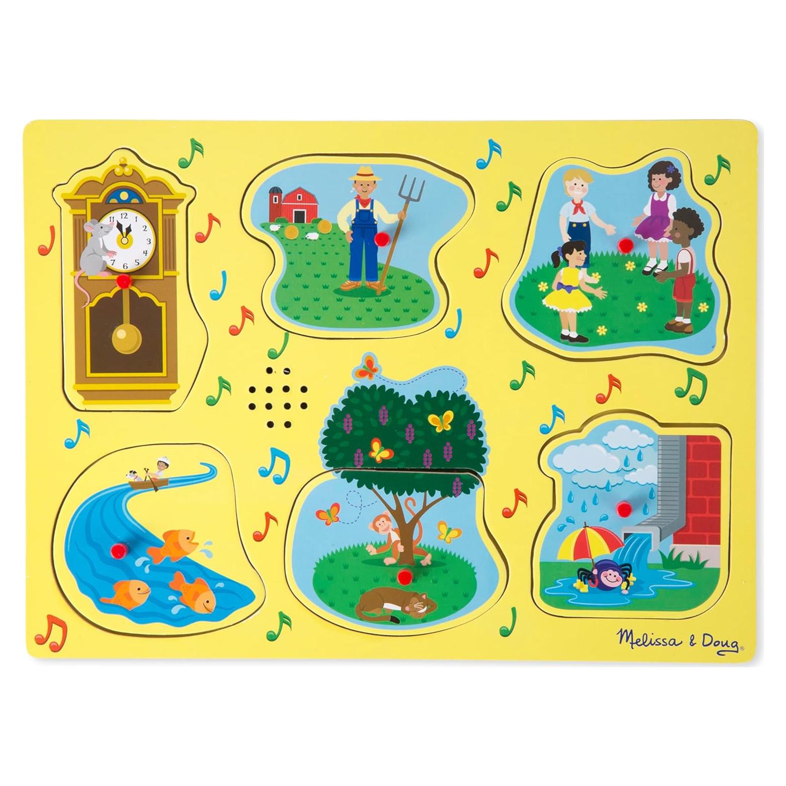 Rompecabezas de Sonido Infantil Melissa & Doug - 8 Piezas