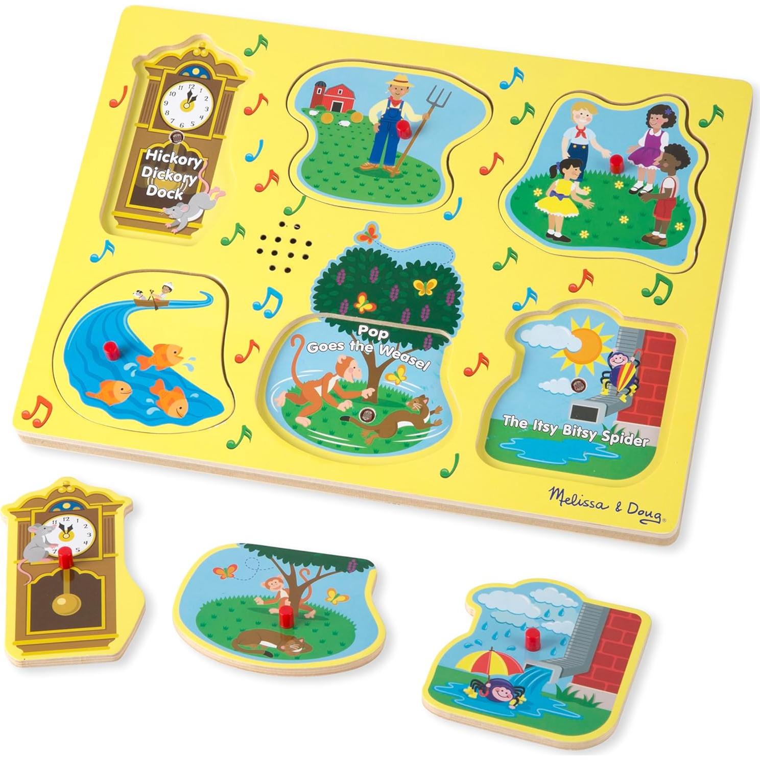 Rompecabezas de Sonido Infantil Melissa & Doug - 8 Piezas