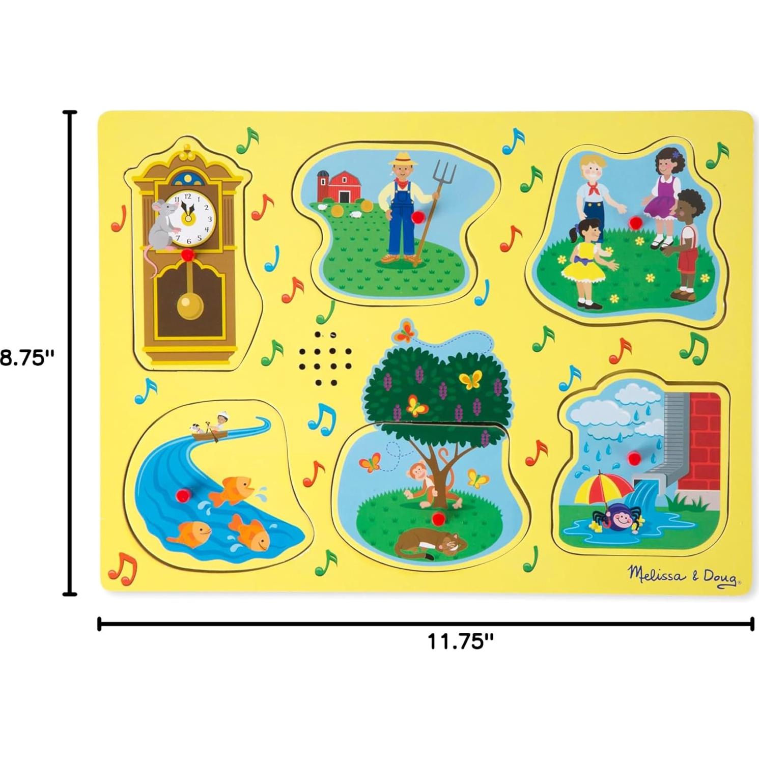 Rompecabezas de Sonido Infantil Melissa & Doug - 8 Piezas