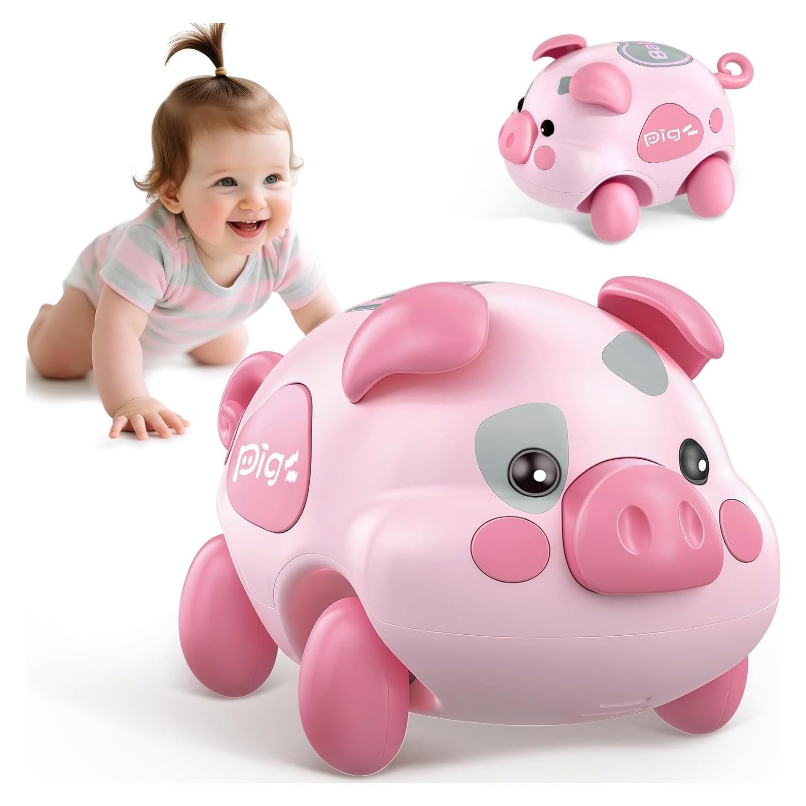 Juguete Musical Cerdito LACCHOUFEE 6-18 Meses Luz y Sonido