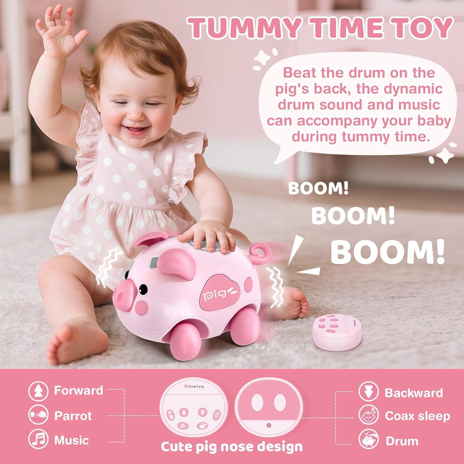 Juguete Musical Cerdito LACCHOUFEE 6-18 Meses Luz y Sonido