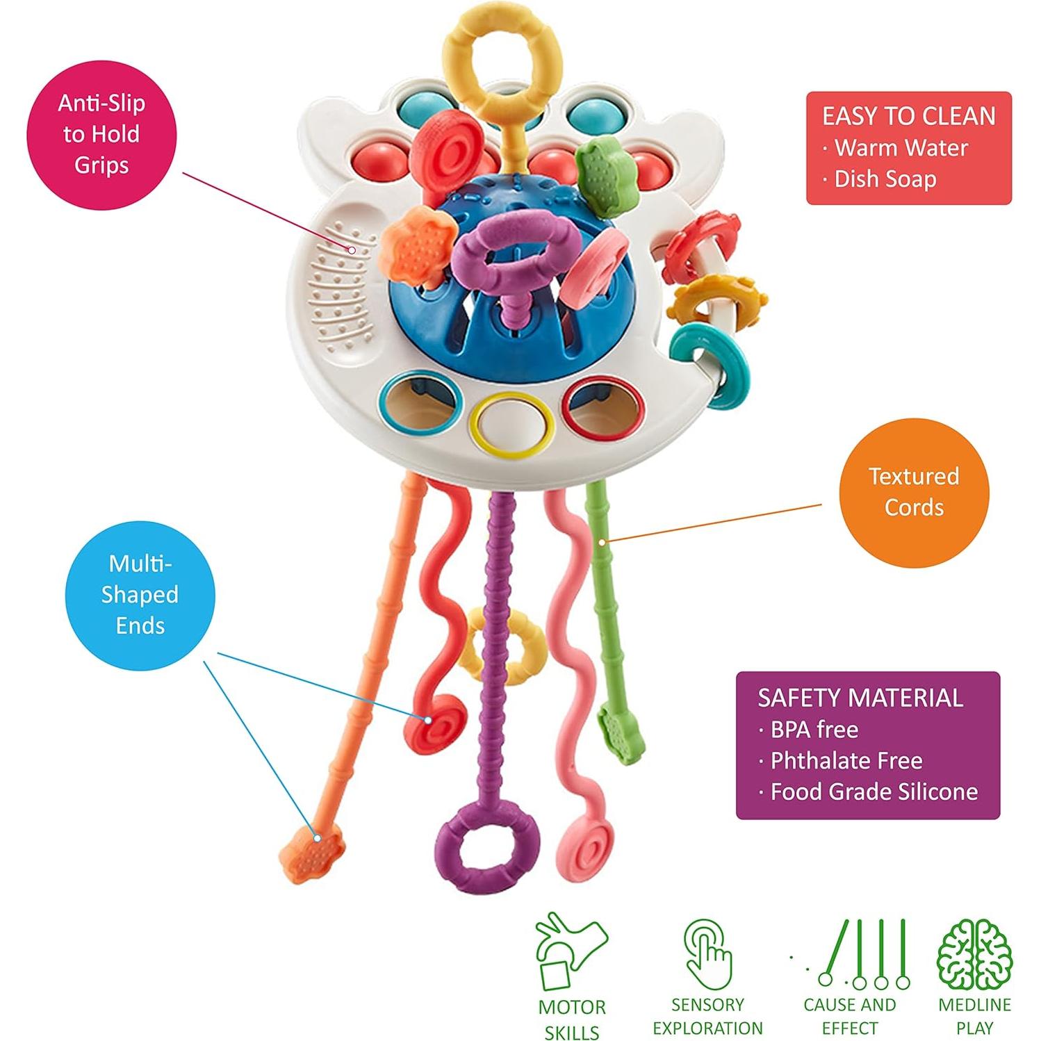 Juguetes Sensoriales Montessori Foshan RCT222 para Bebés 6-36 Meses