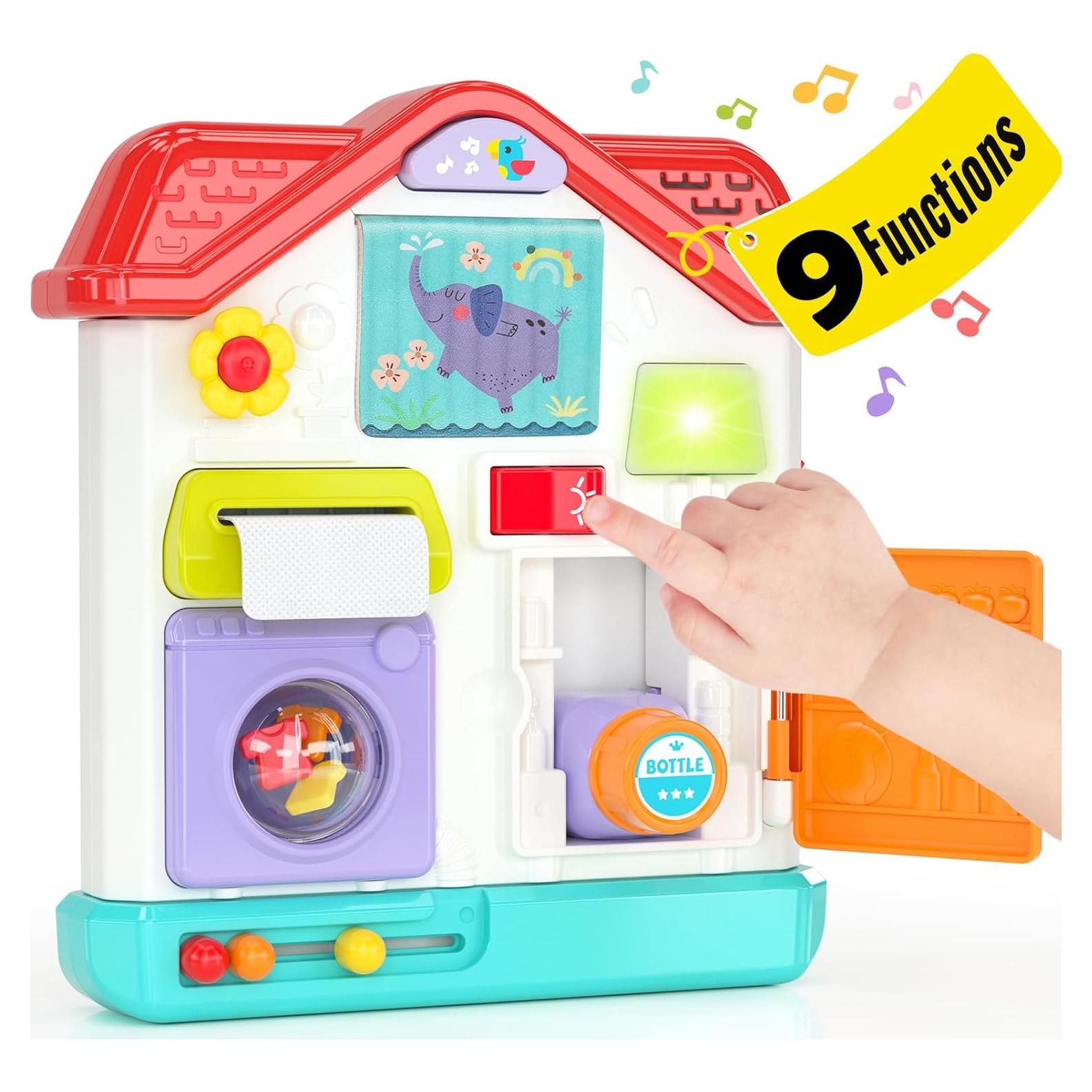 Tablero Ocupado Montessori 9 en 1 Monlekids para Bebés