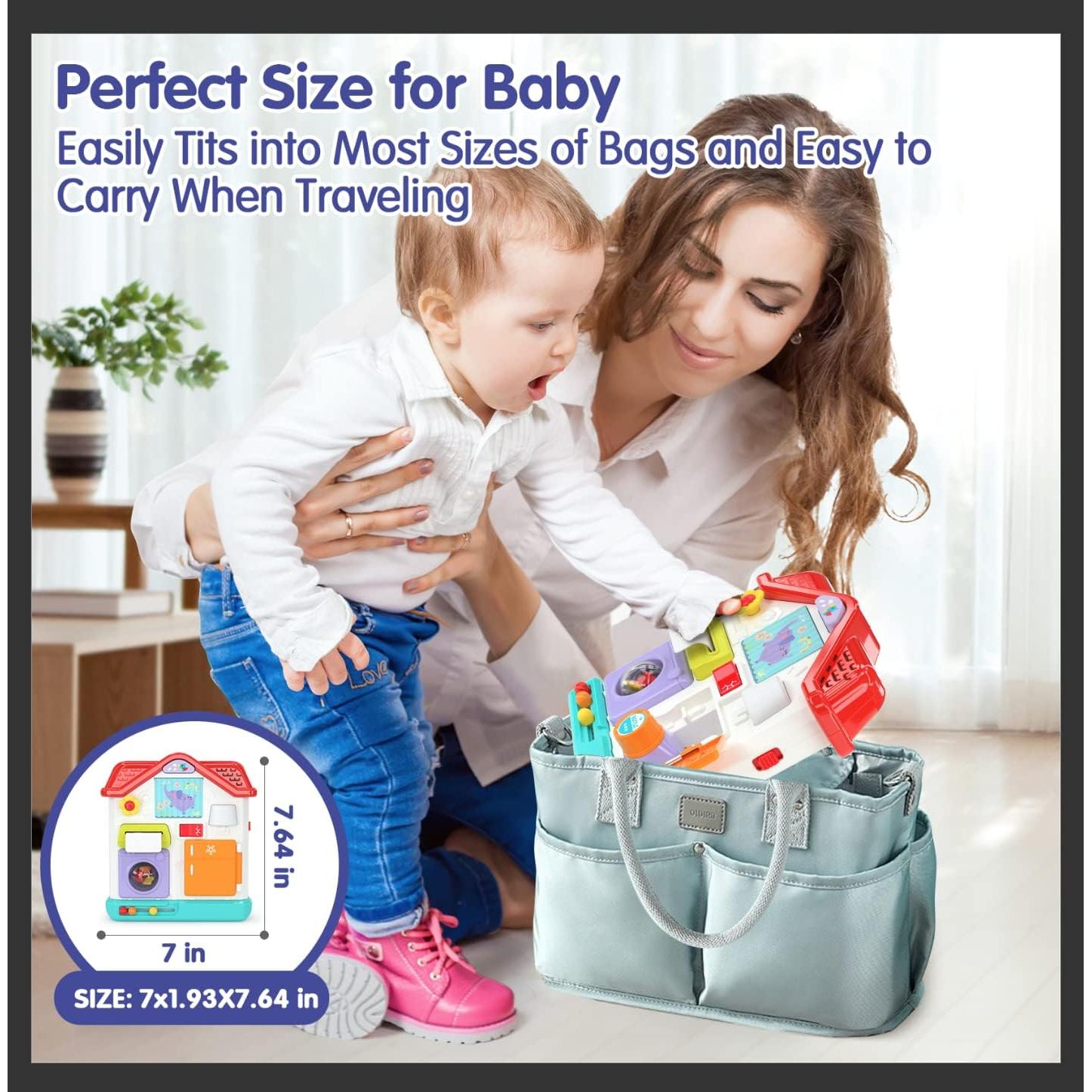 Tablero Ocupado Montessori 9 en 1 Monlekids para Bebés