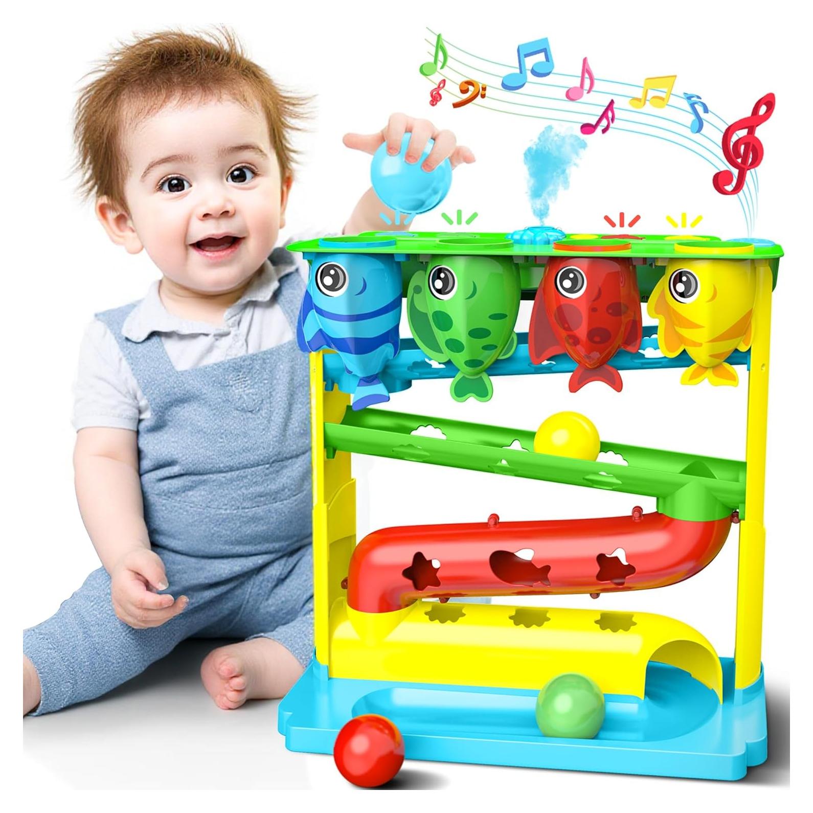 Juguete de Caída de Pelotas HOTHOM LENRAM para Bebés 9-24 Meses