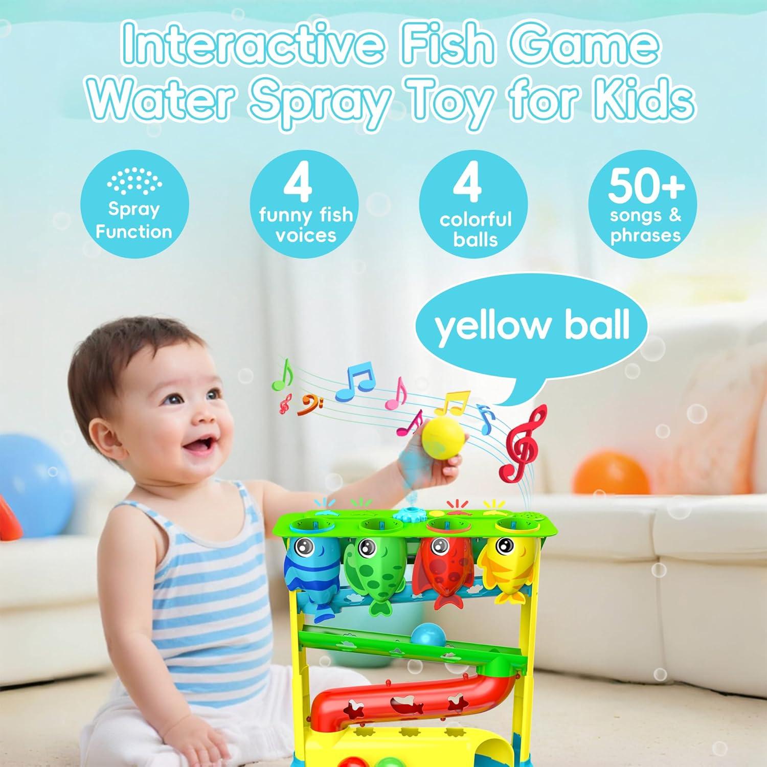 Juguete de Caída de Pelotas HOTHOM LENRAM para Bebés 9-24 Meses