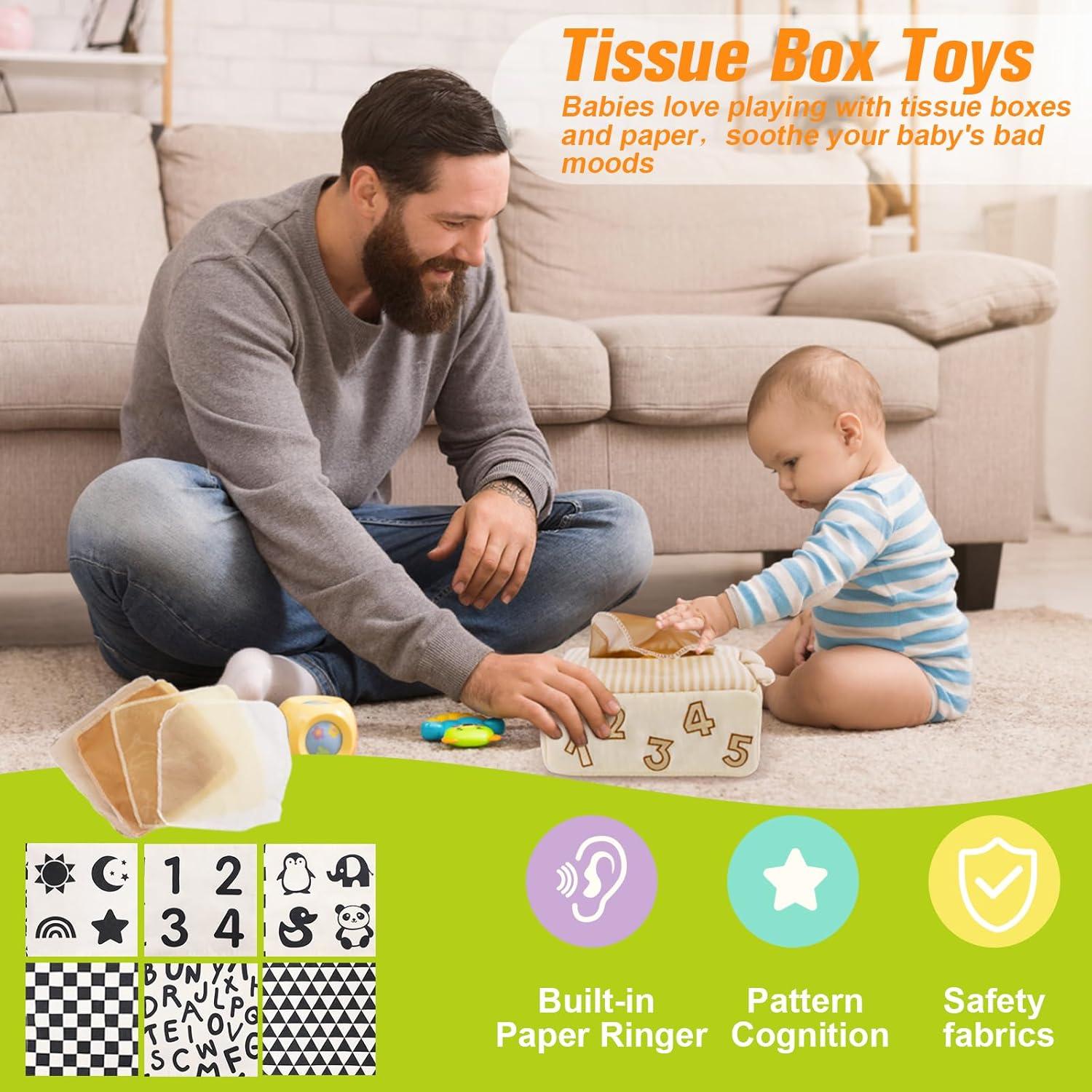 Juguetes Apilables Vocheer para Bebés 6-12 Meses 6 en 1