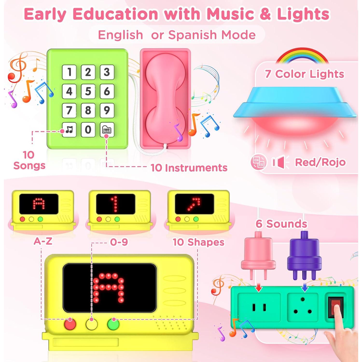 Juguete Educativo Montessori BQU Tablero Ocupado 1-3 Años