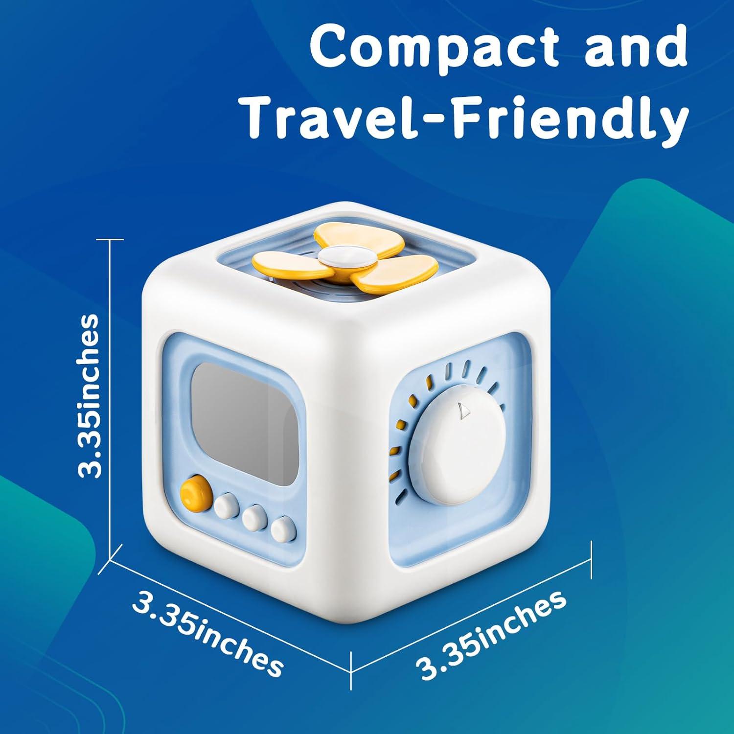 Cubo de Actividades Montessori BLF FUN Azul 9.4cm para Niños