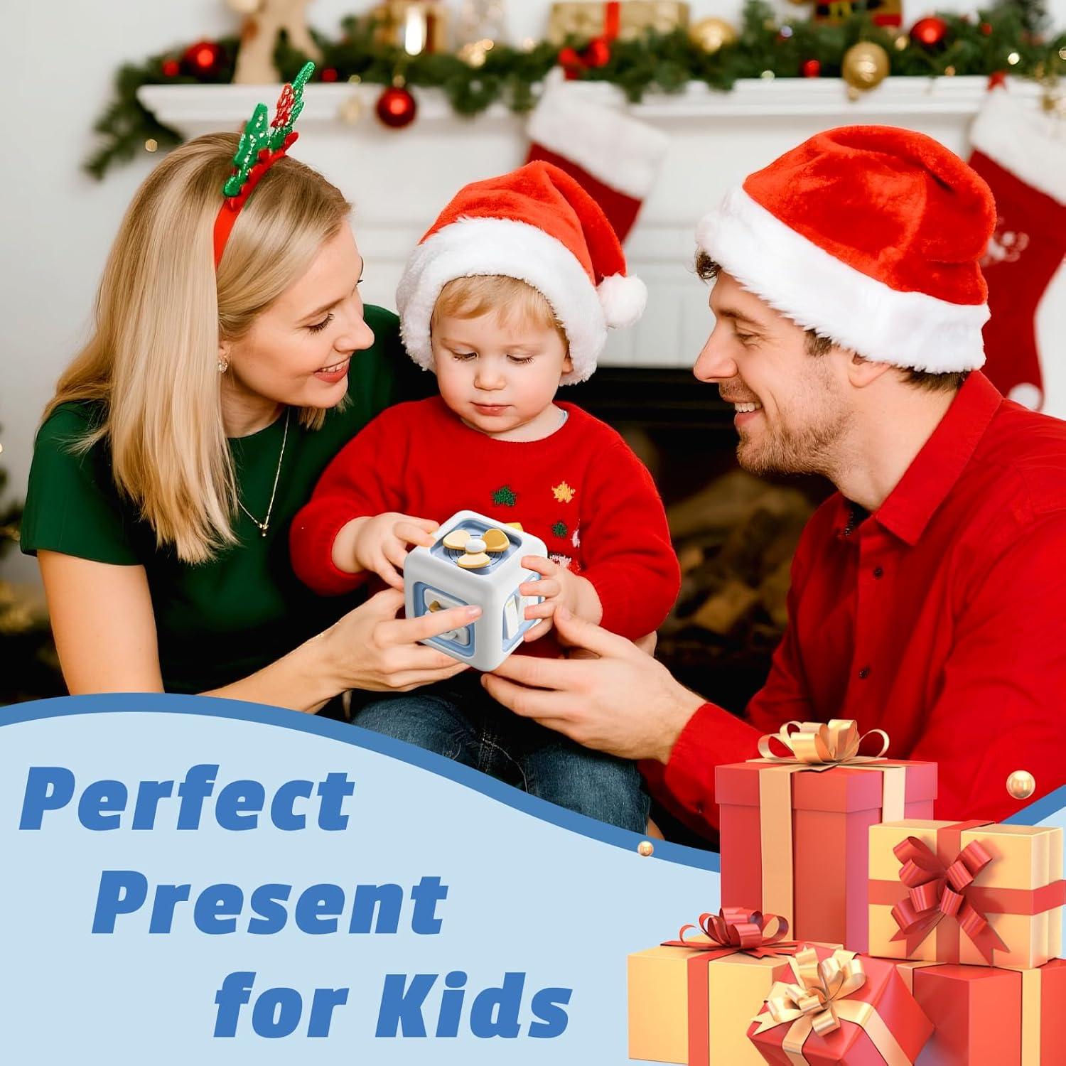 Cubo de Actividad Montessori Bessome para Bebés 12+ Meses