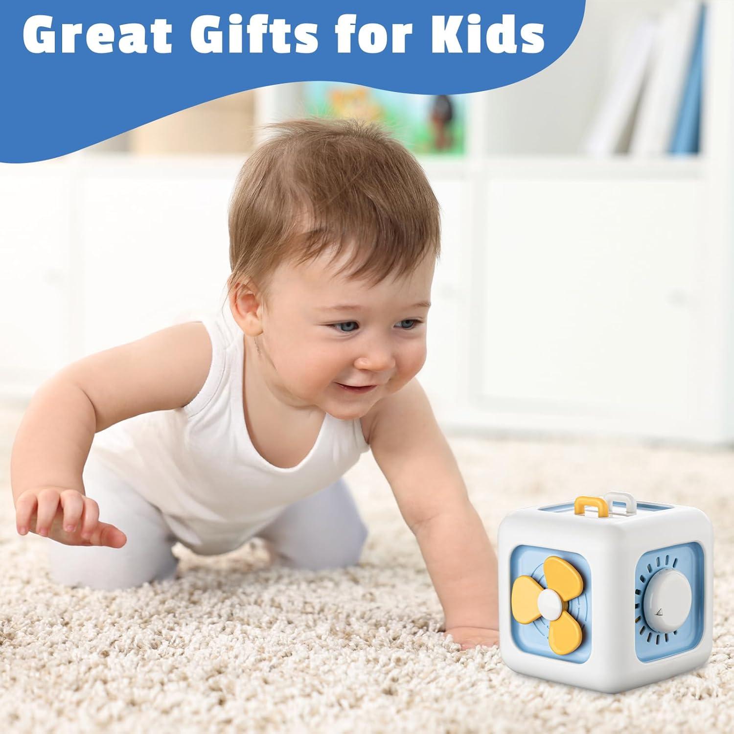 Cubo de Actividad Montessori Bessome para Bebés 12+ Meses