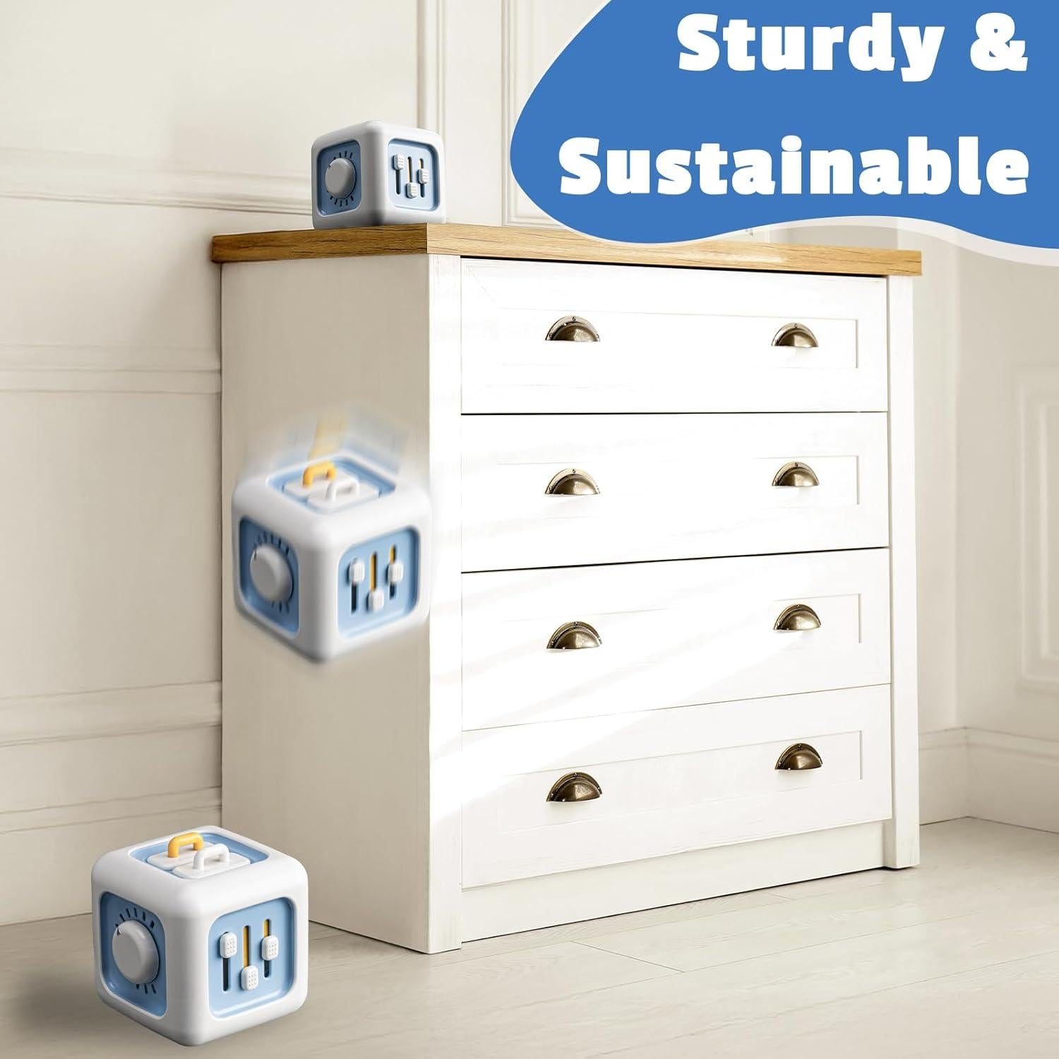 Cubo de Actividad Montessori Bessome para Bebés 12+ Meses