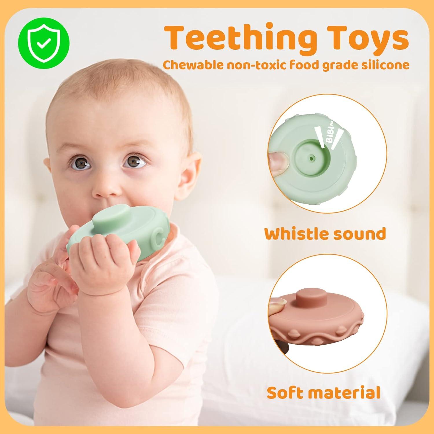 Juguete Apilable Montessori Pocket Panda para Bebés 6-12 Meses