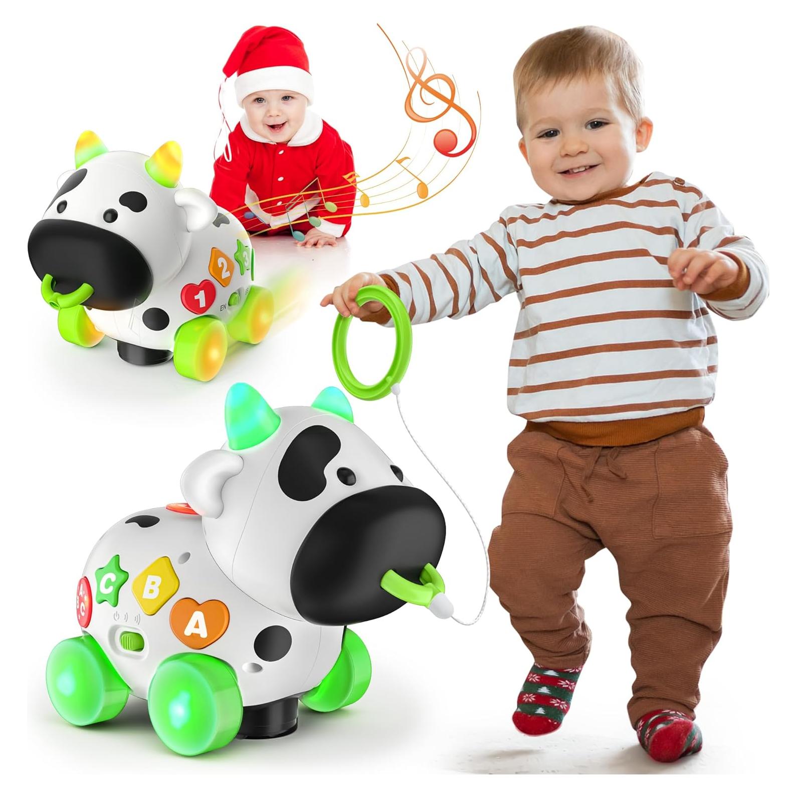 Juguete Musical de Vaca Talkfun para Bebés 6-18 Meses