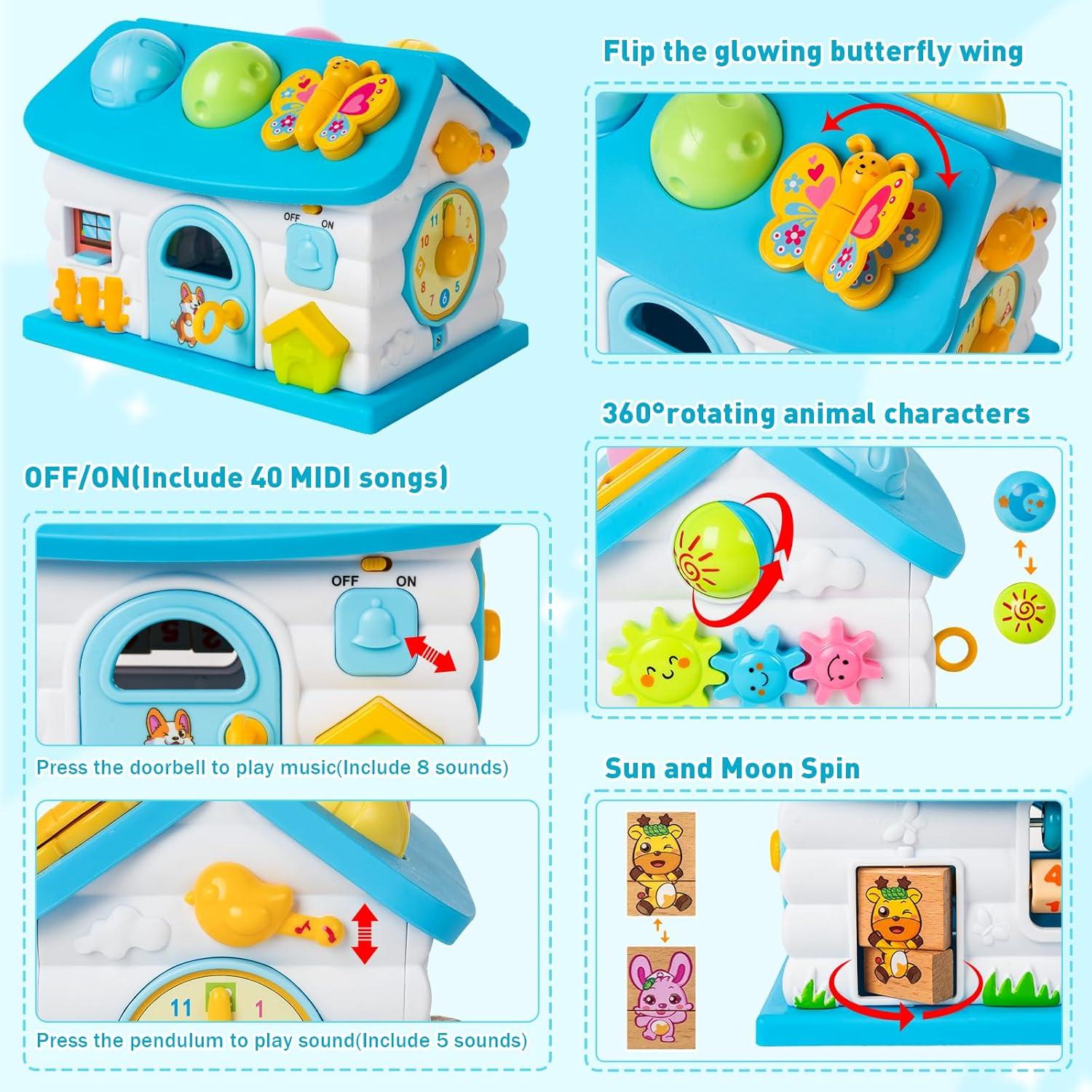 Juguete Educativo Multifuncional AONTESS 13-en-1 para Bebés