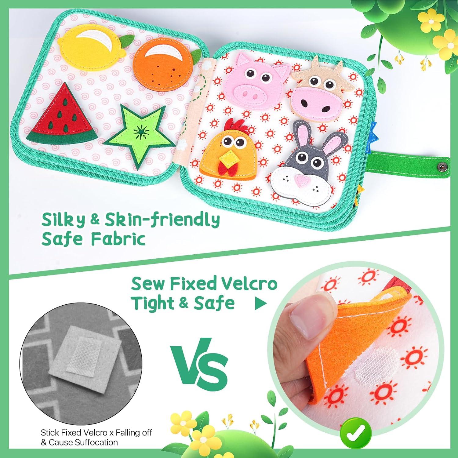 Libro Ocupado Montessori Cobelae 24 Actividades 1-3 Años