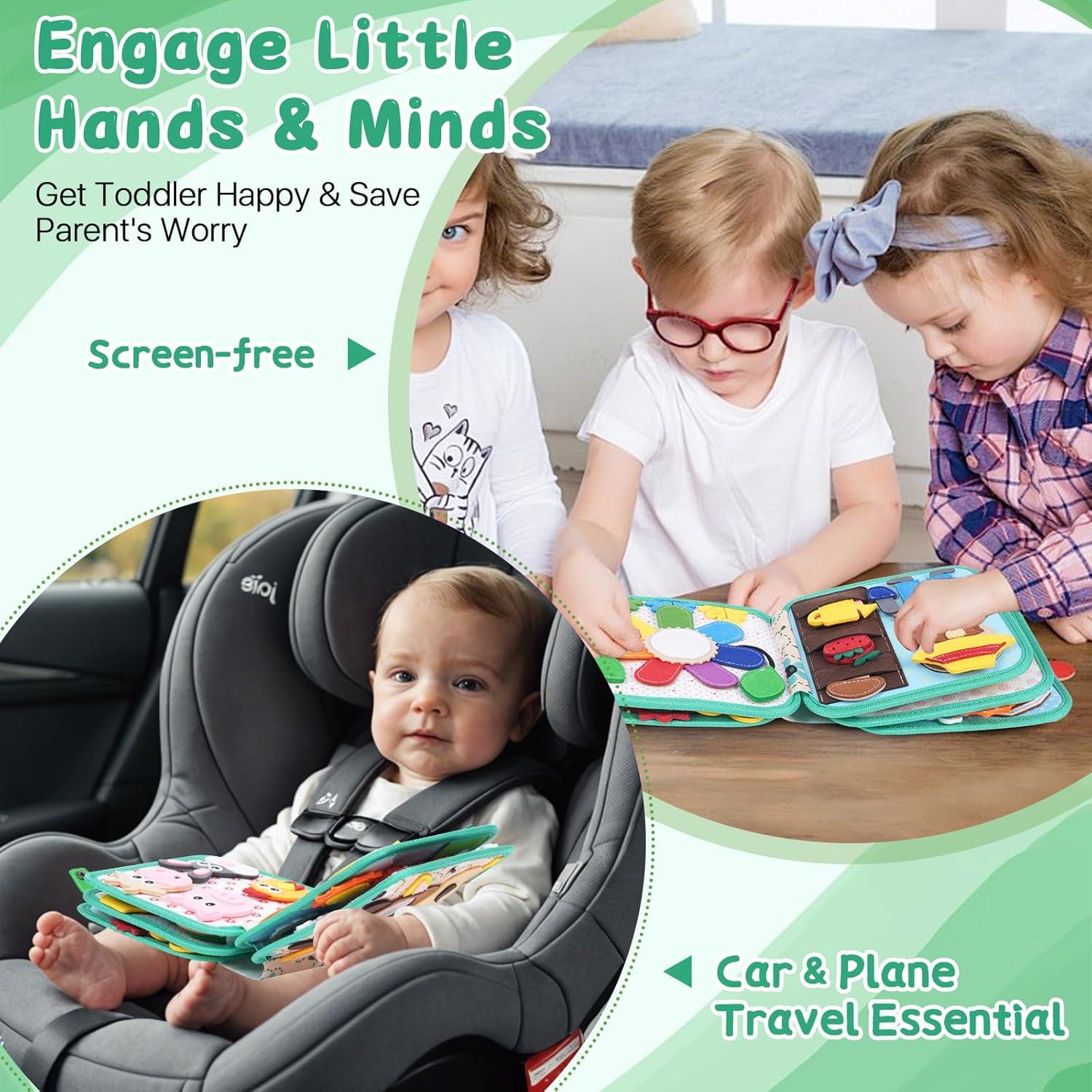 Libro Ocupado Montessori Cobelae 24 Actividades 1-3 Años