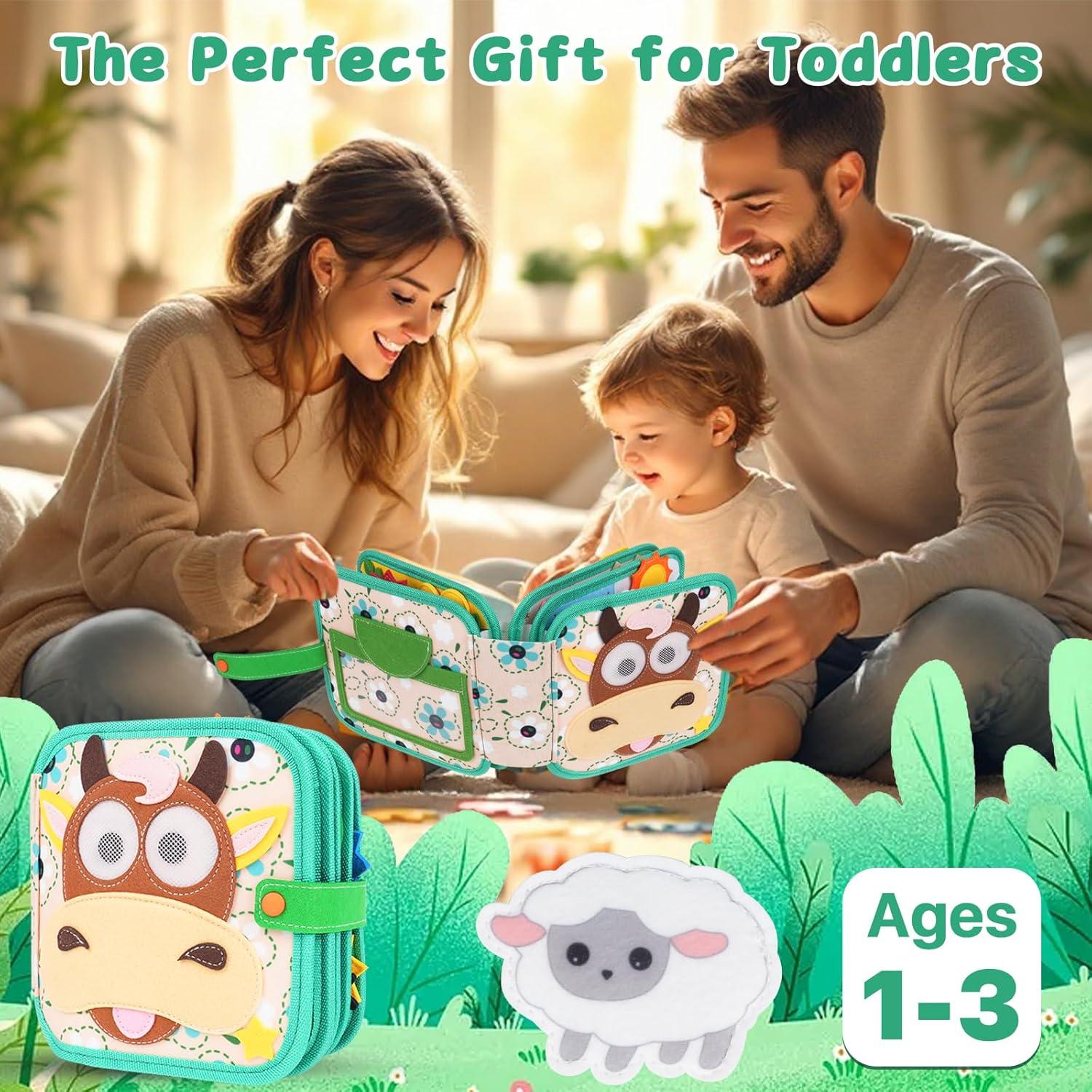 Libro Ocupado Montessori Cobelae 24 Actividades 1-3 Años