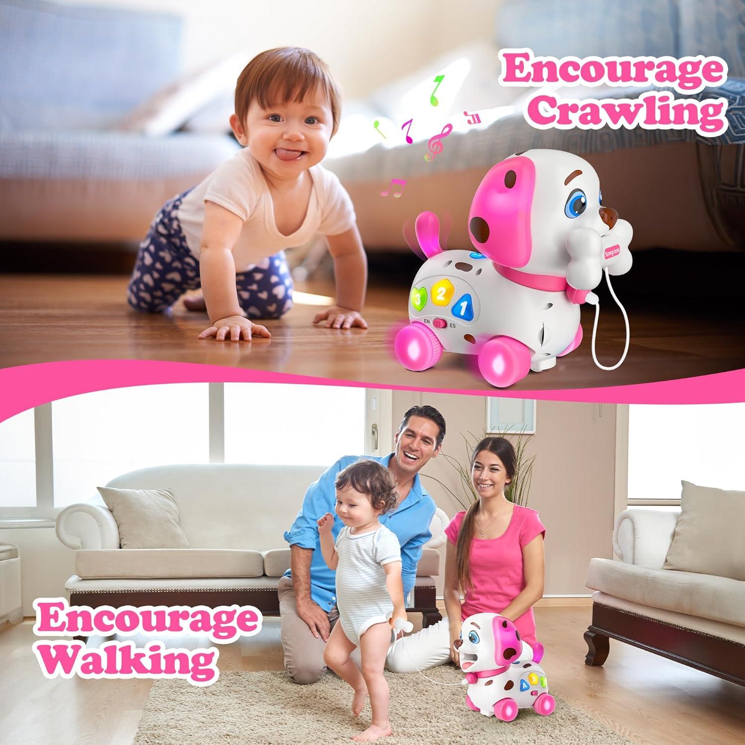 Juguete Musical Educativo Rosa ToddlerCley 4 en 1 para 1 Año