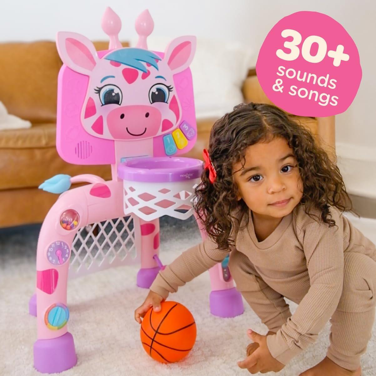 Aro de Baloncesto Jirafa Move2Play con Sonidos y Luces